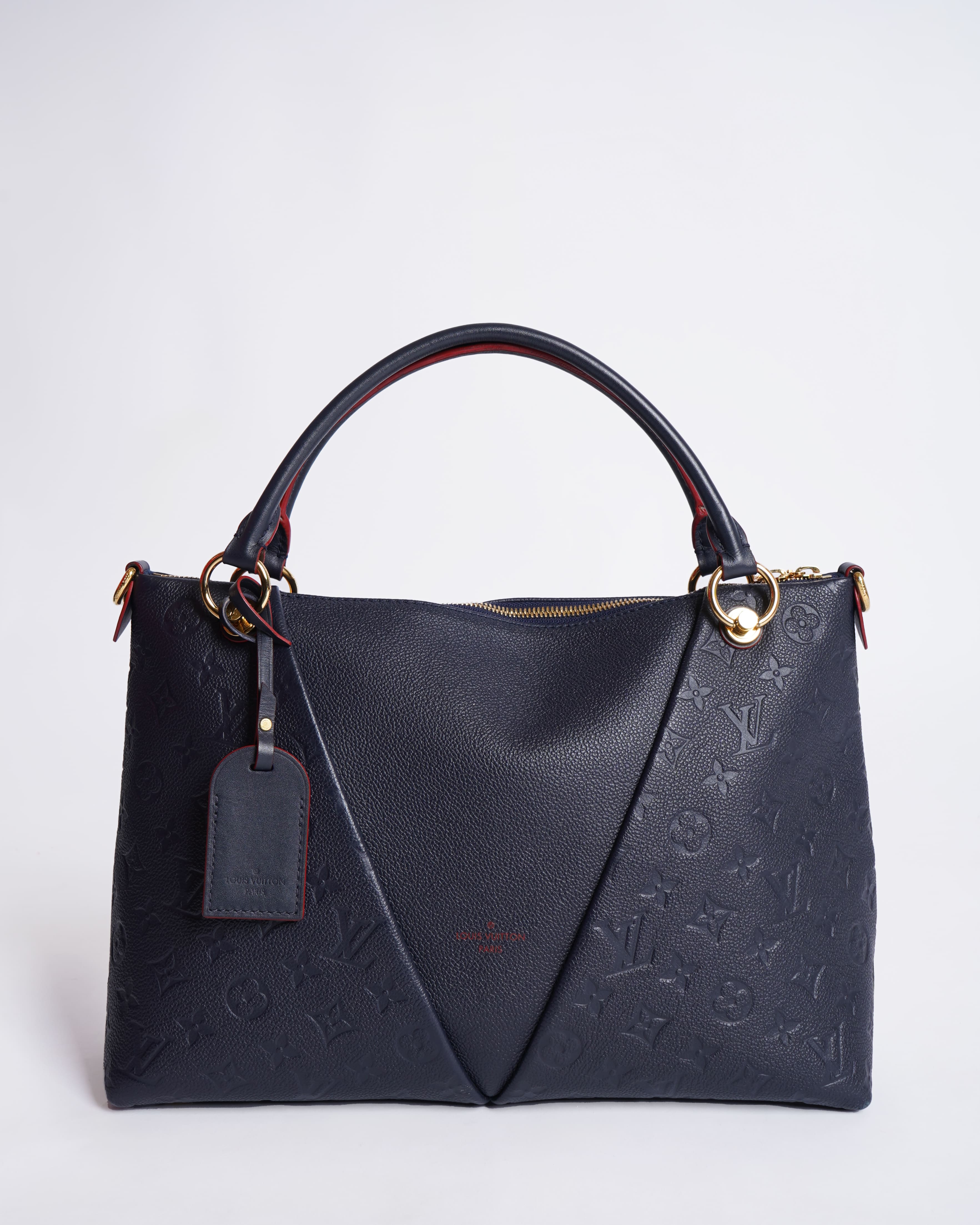 Louis Vuitton Monogram Empreinte Noir Blue Tote