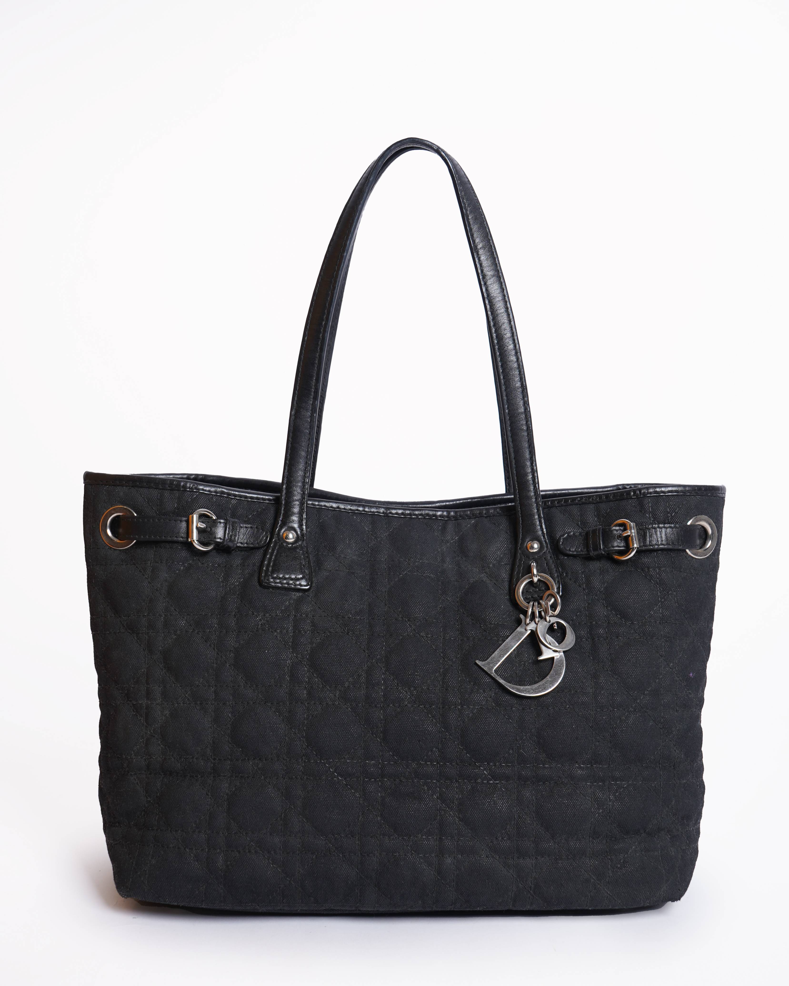 Christian Dior Panerea Tote Bag In Black
