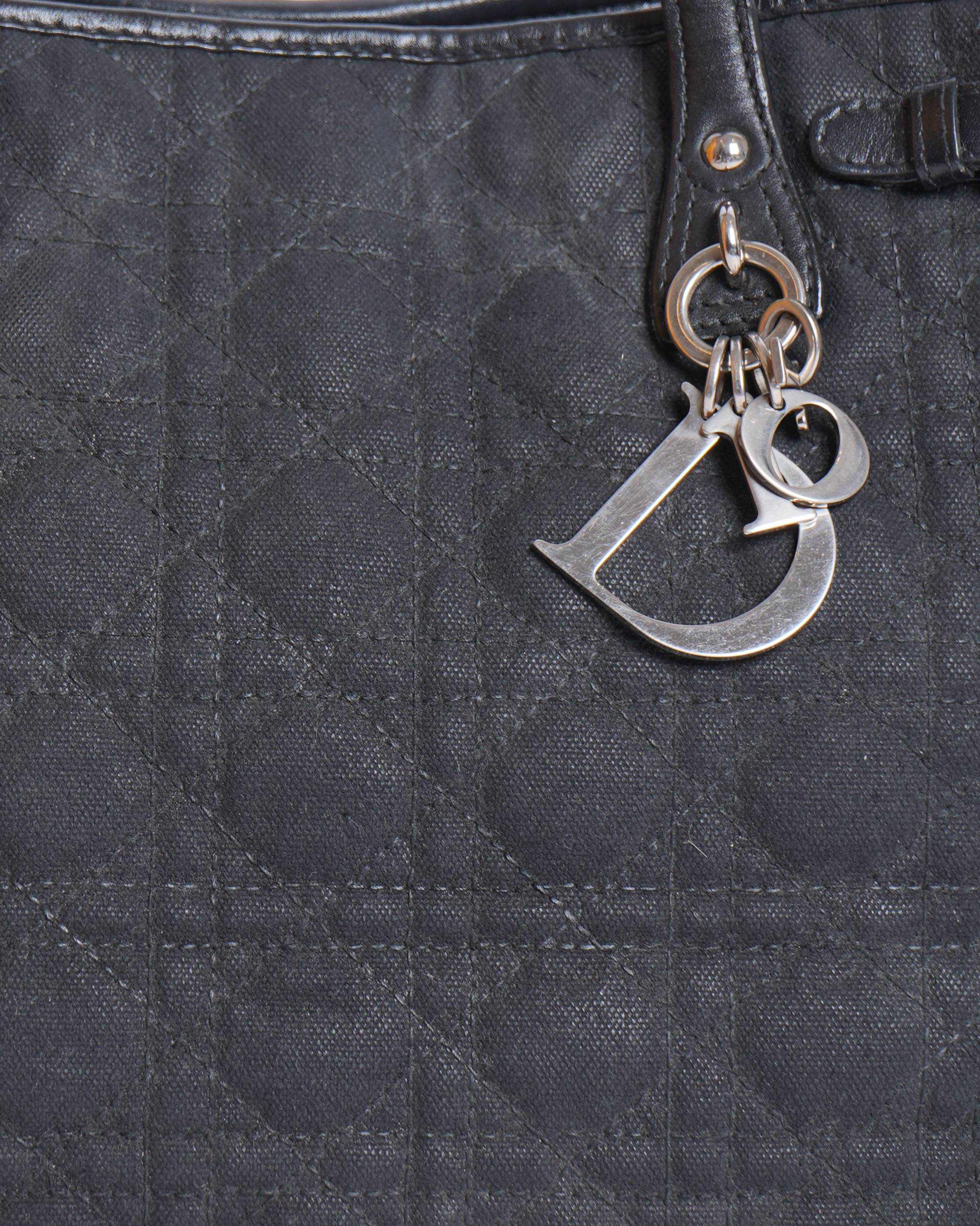 Christian Dior Panerea Tote Bag In Black