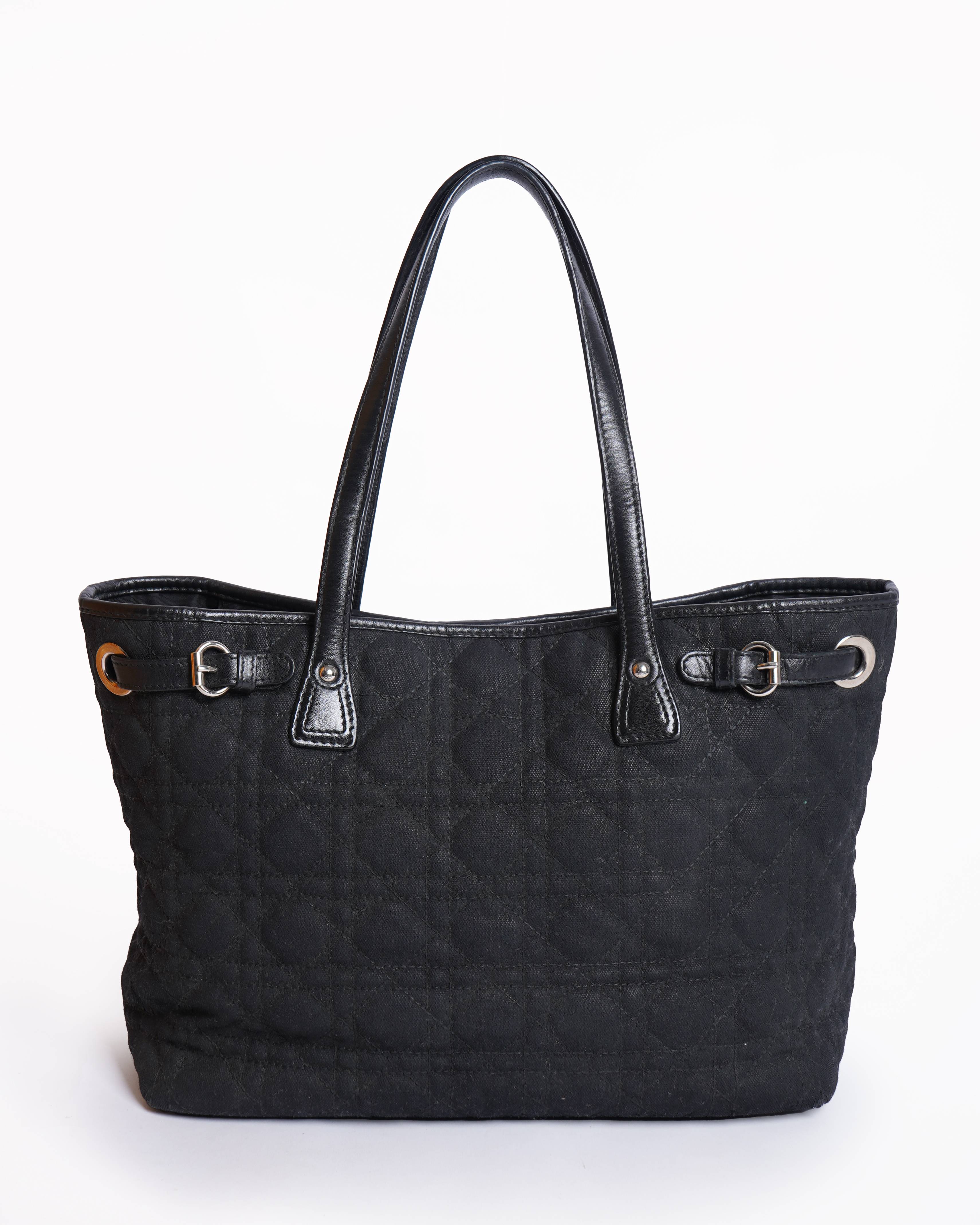 Christian Dior Panerea Tote Bag In Black
