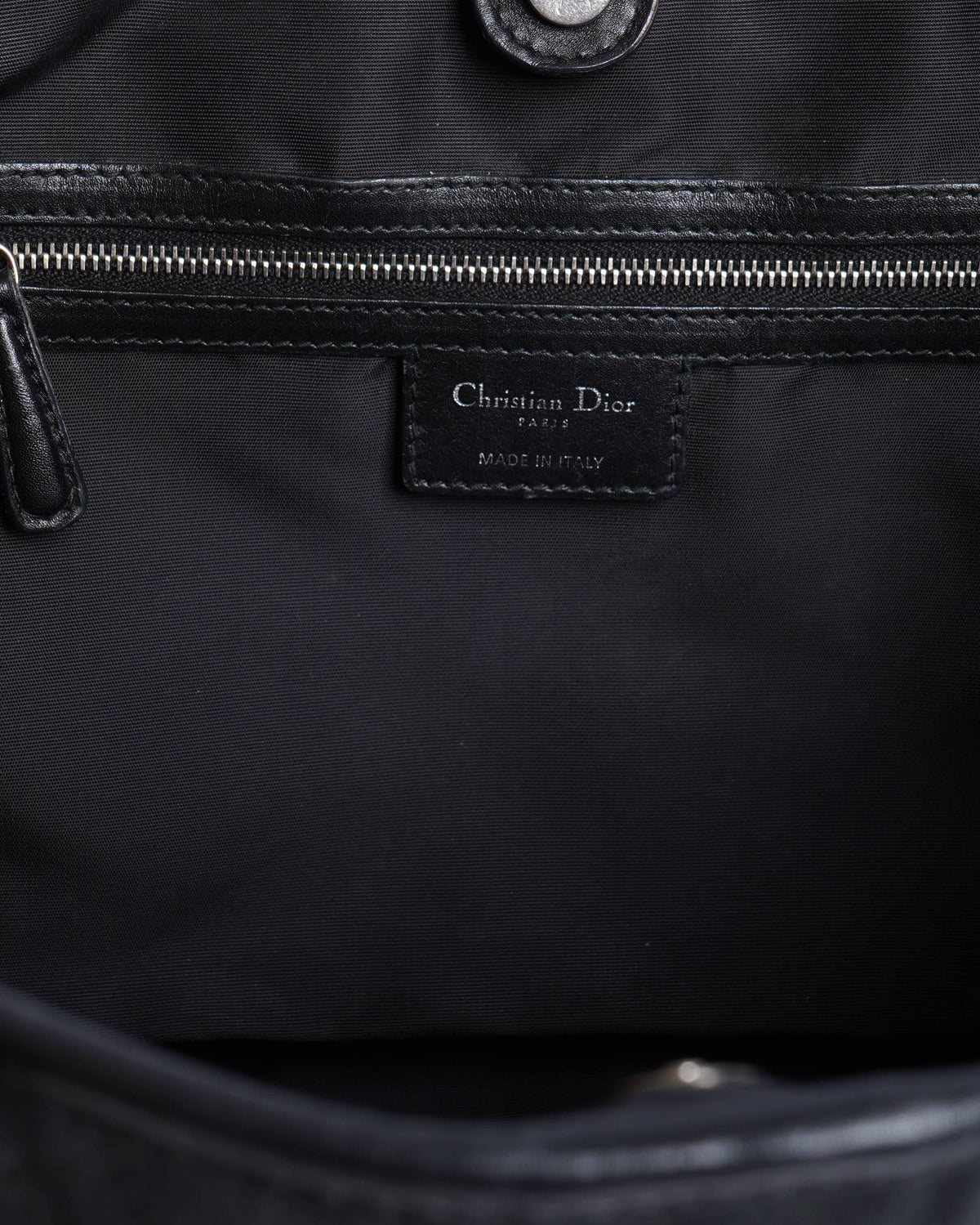 Christian Dior Panerea Tote Bag In Black