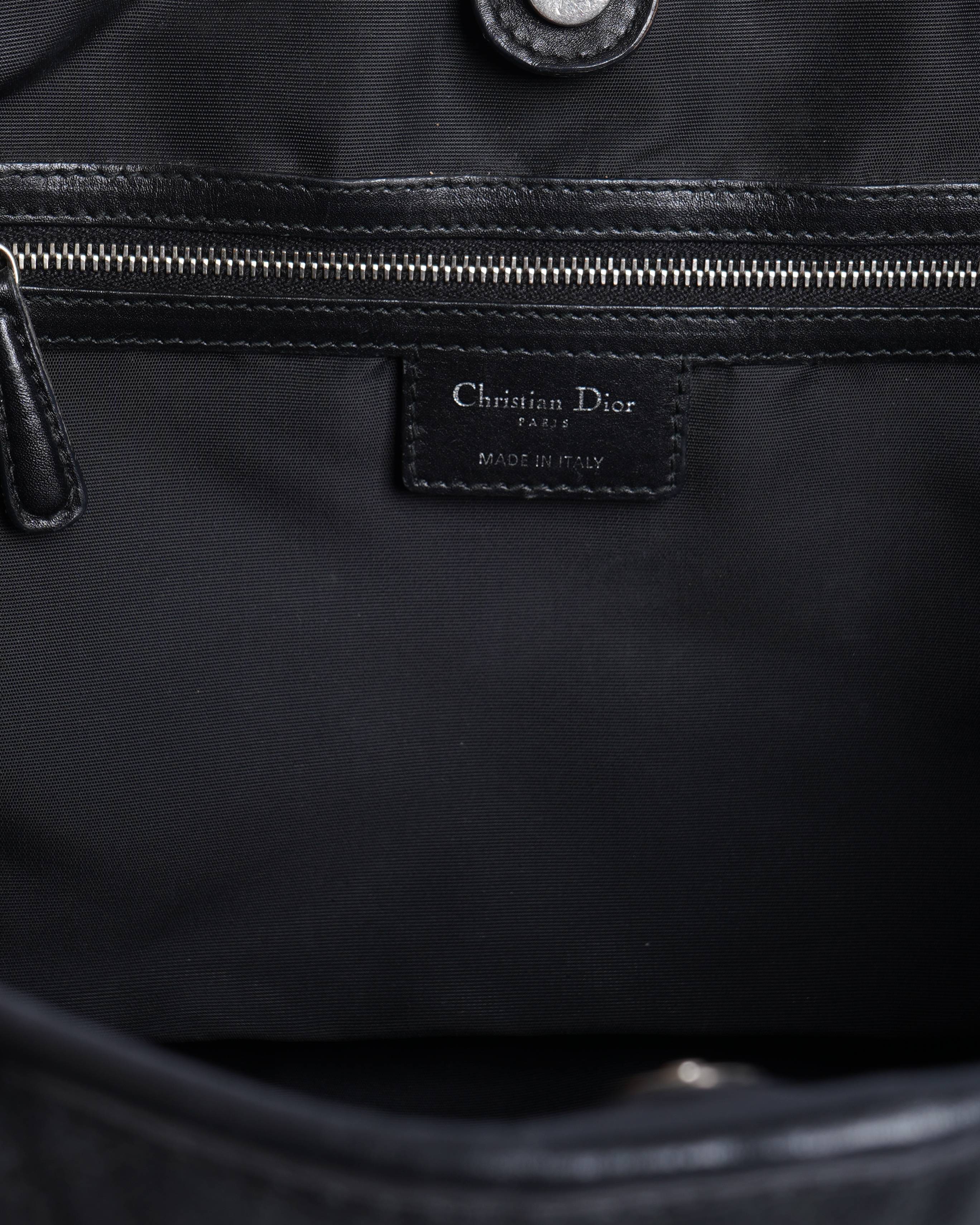Christian Dior Panerea Tote Bag In Black