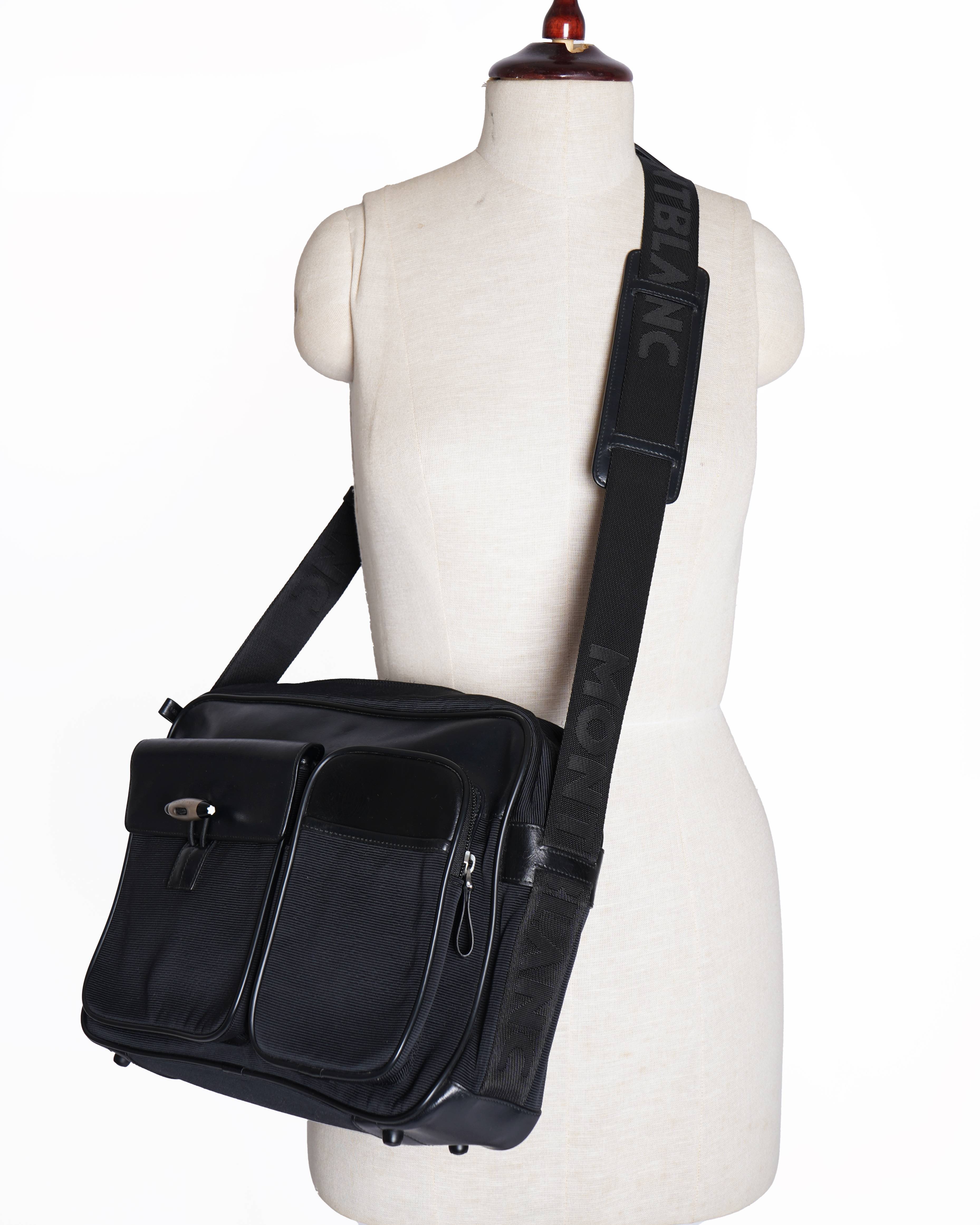 MontBlanc Men's Shoulder Bag In Black