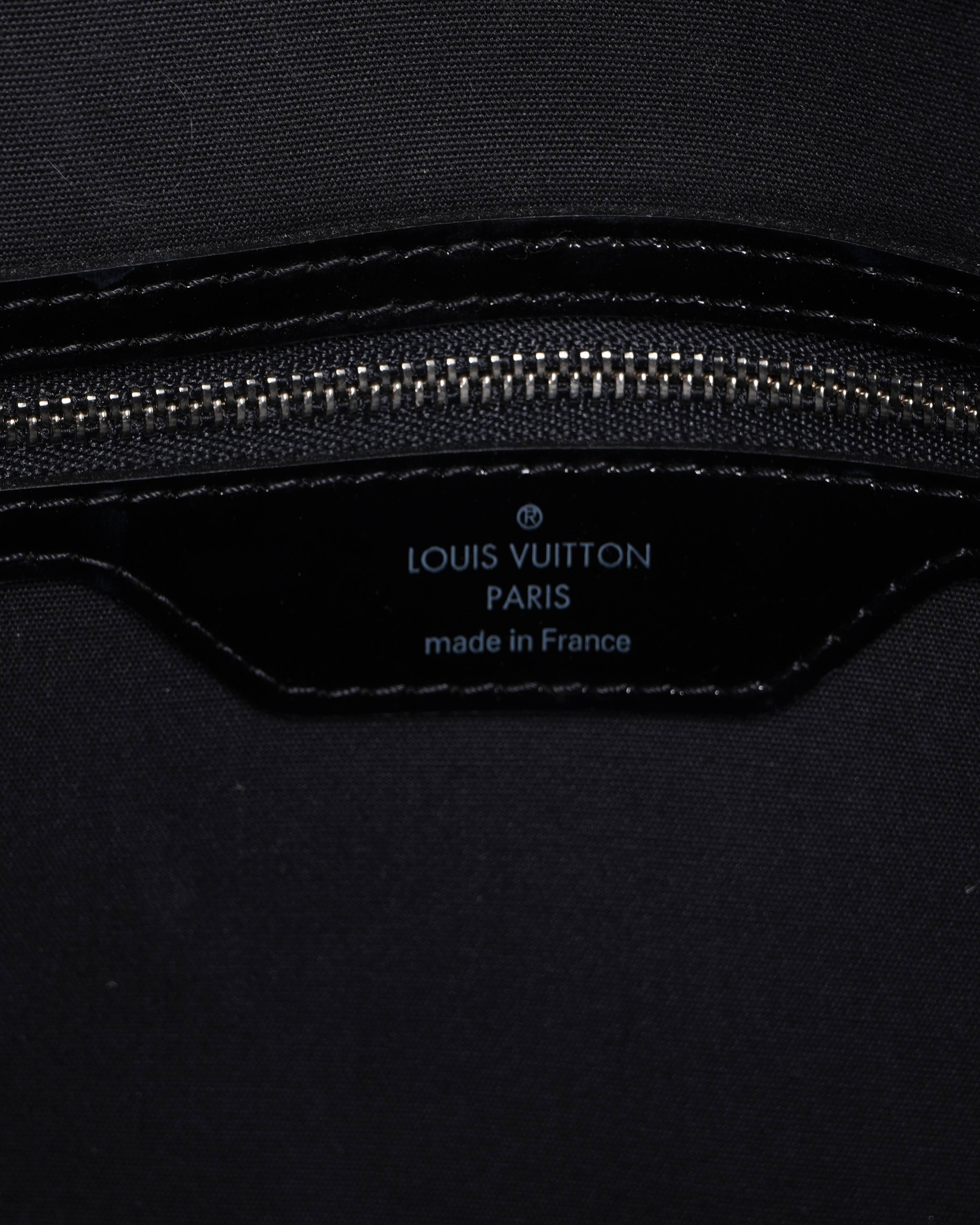 Louis vuitton brea mm handbag in black epi leather
