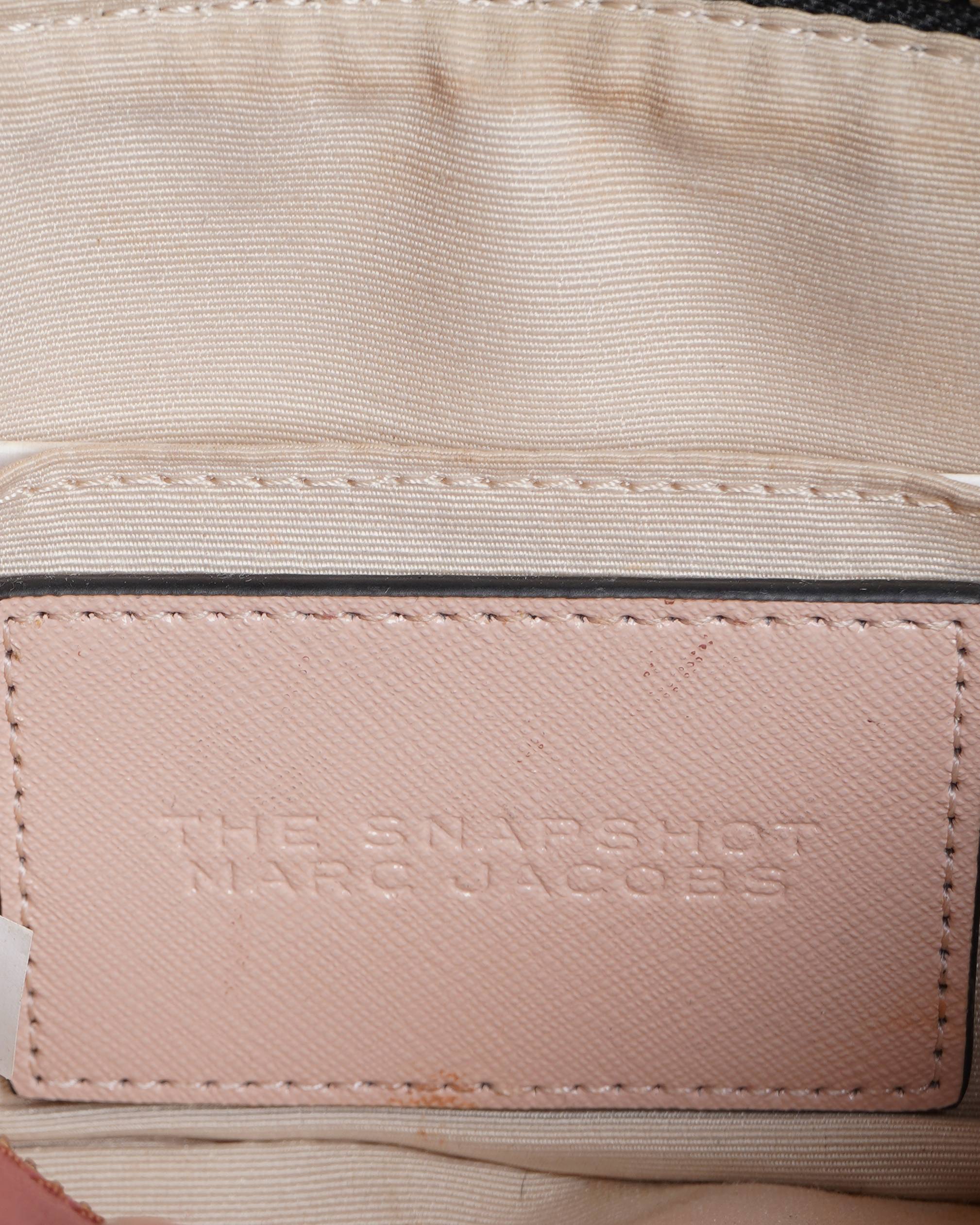 Marc Jacobs Leather Snapshot Camera Crossbody Bag