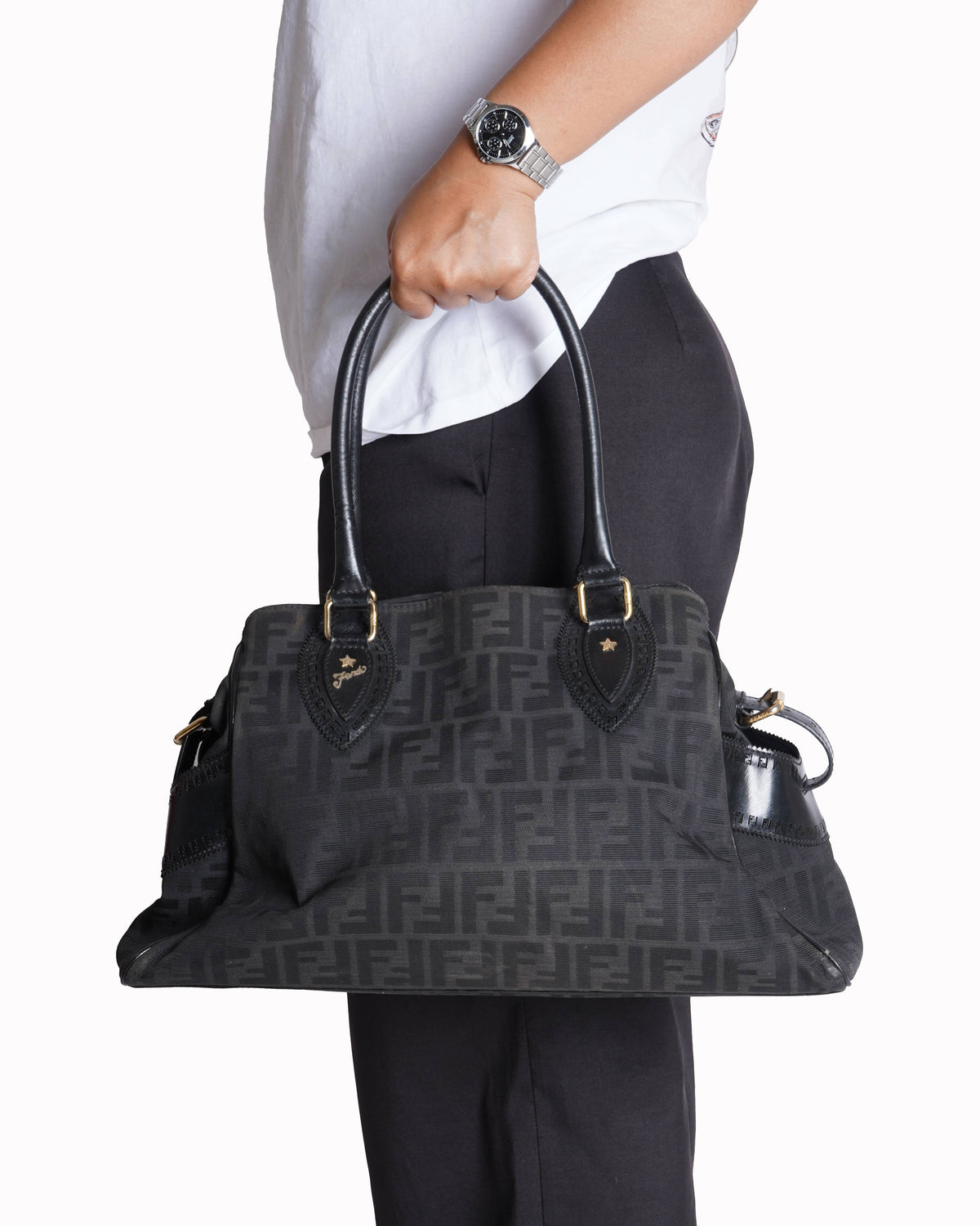 Fendi Zucca FF Du Jour Vintage Shoulder bag