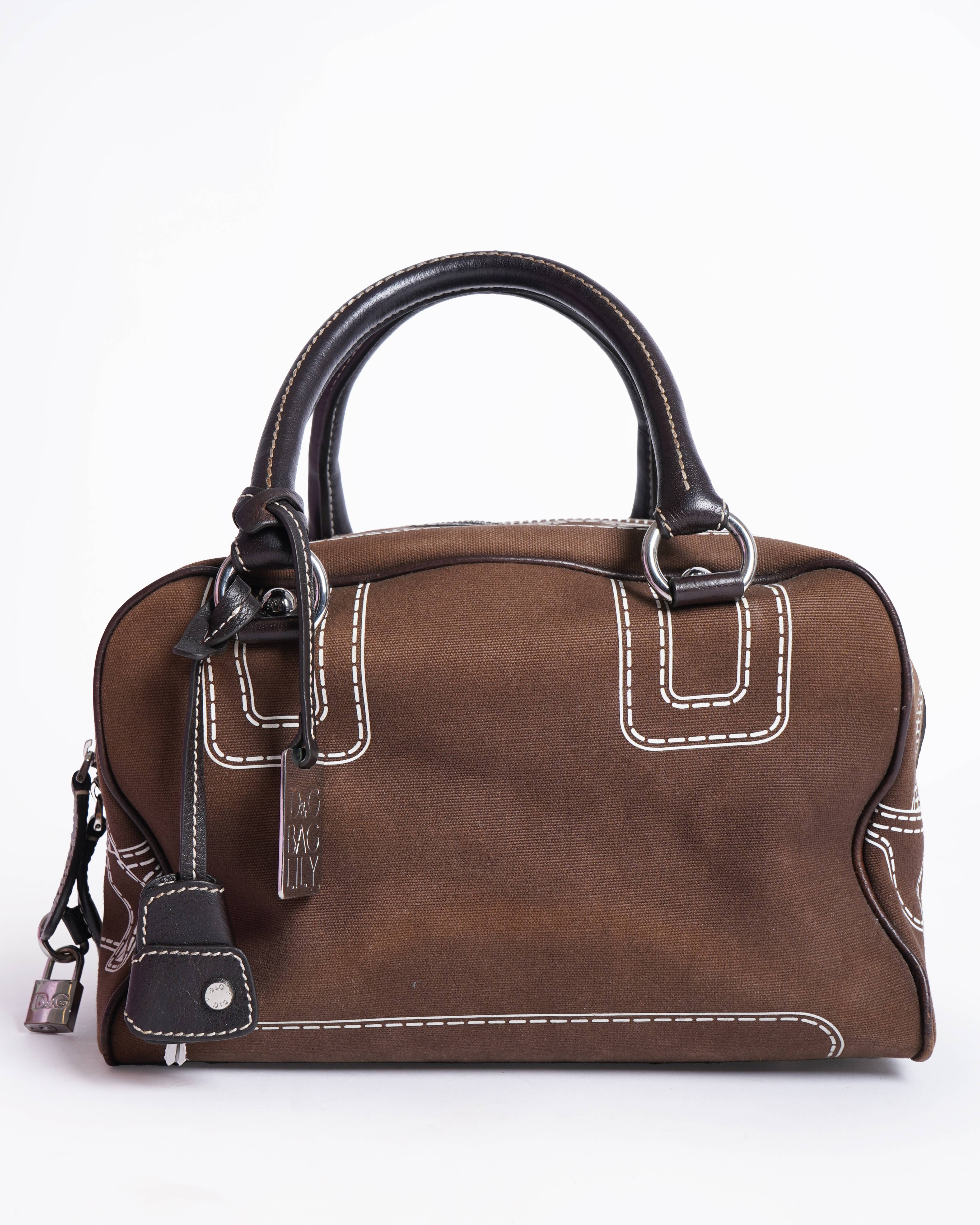 Dolce & Gabbana travel bag in brown