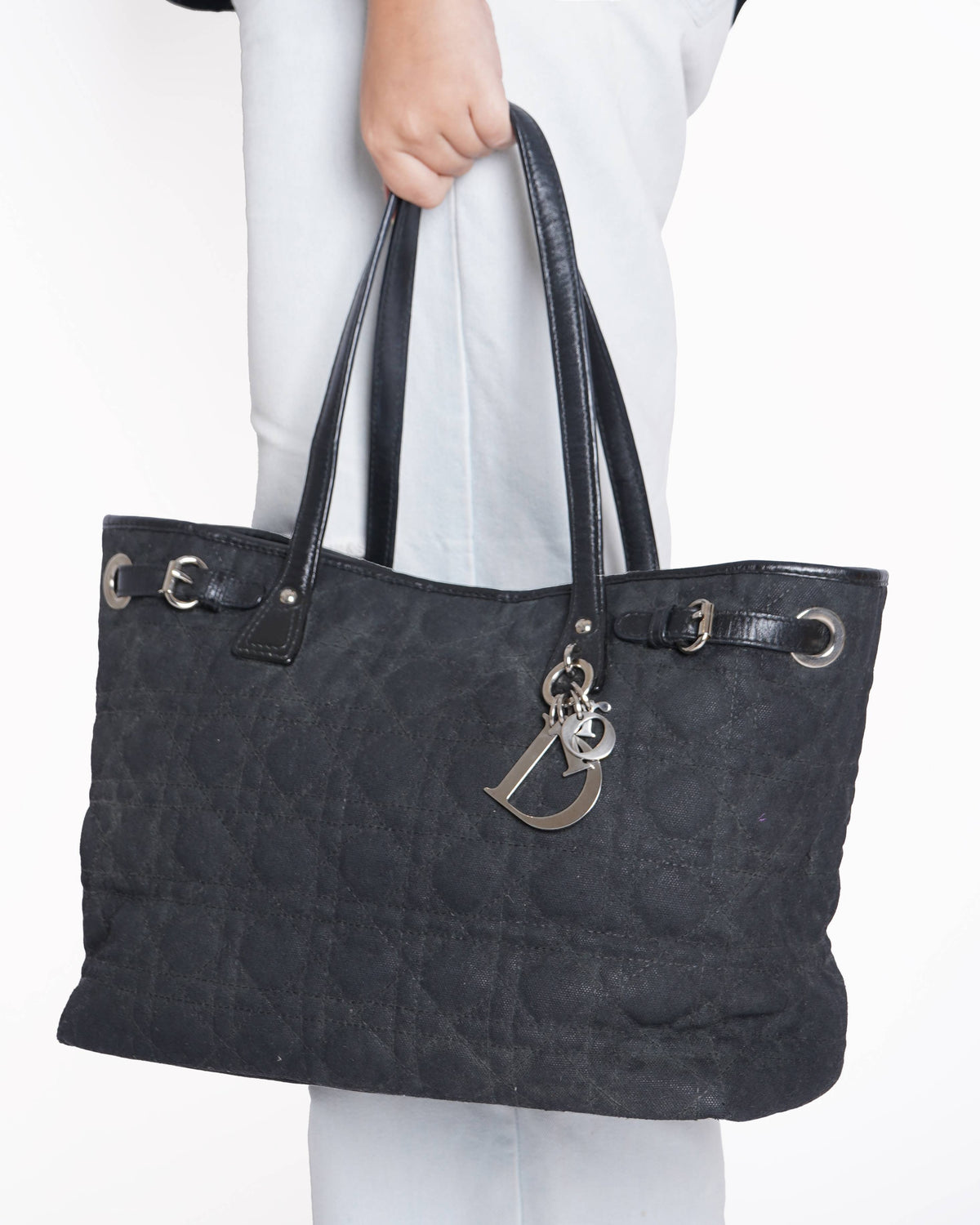 Christian Dior Panerea Tote Bag In Black