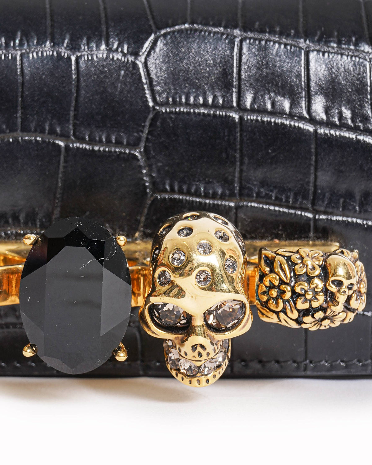 Alexander McQueen The Mini Jewelled Crossbody Bag