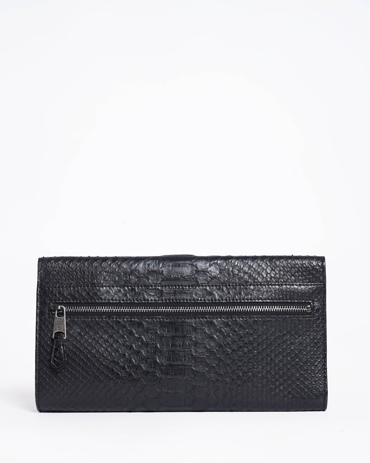 Alexander Mcqueen Clutch Bag In Python Embossed Leather