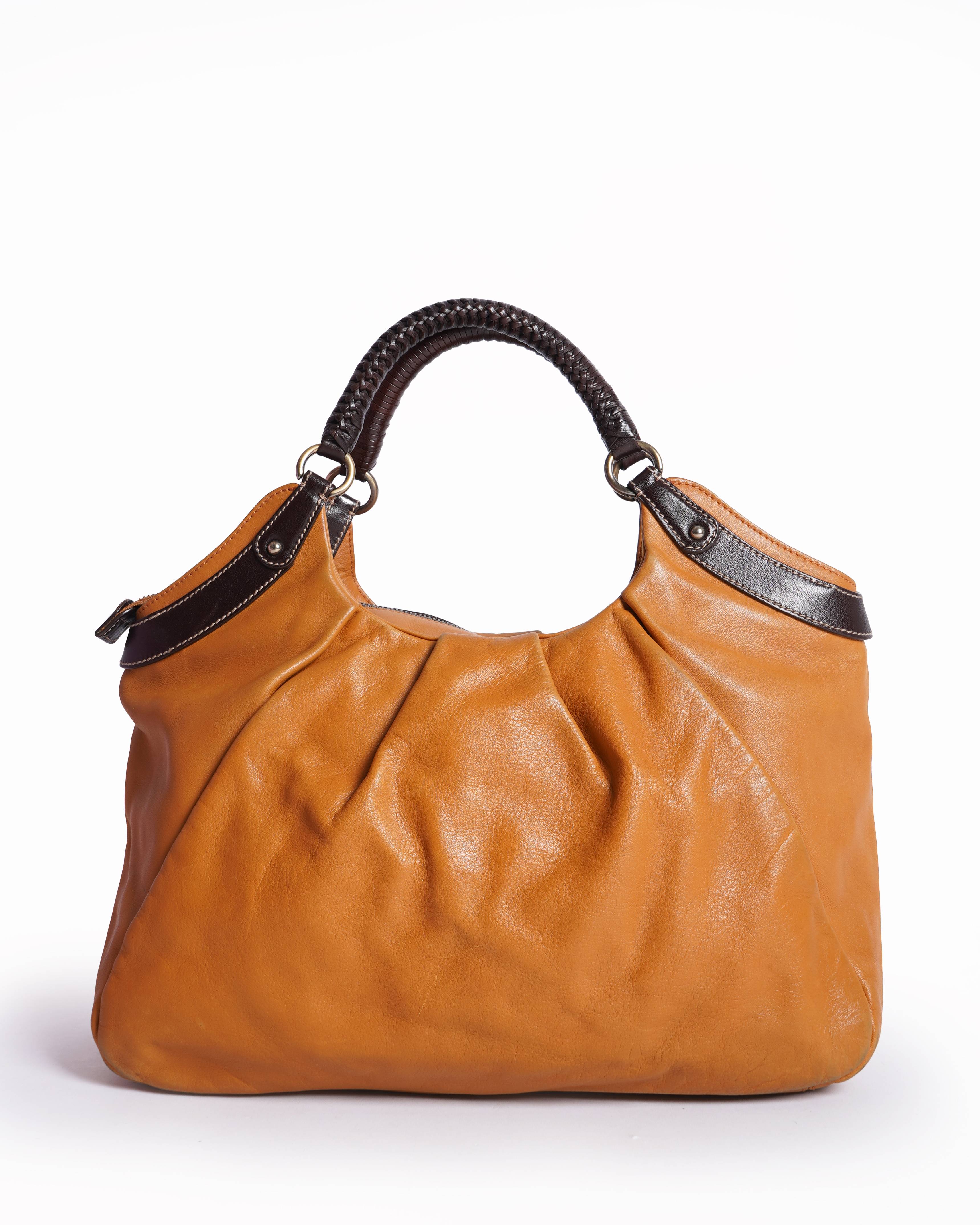 Salvatore Ferragamo Gancini Lucchetto Hobo Bag