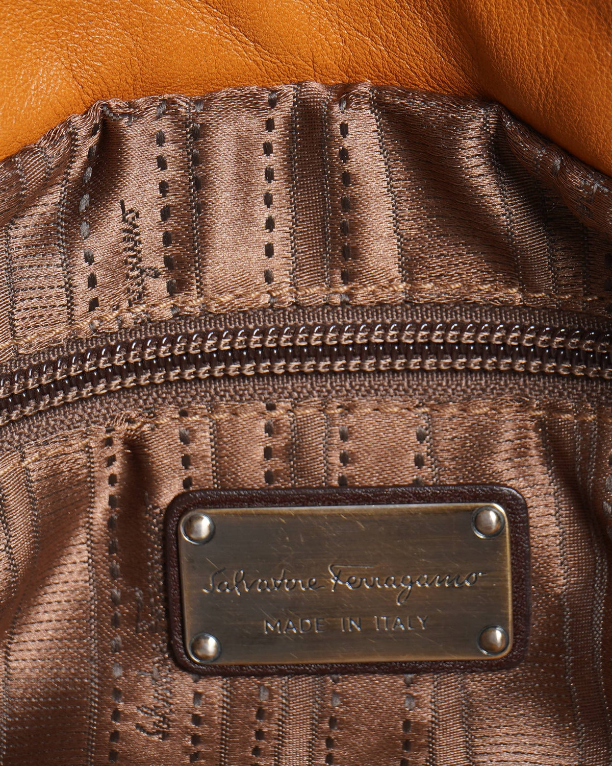 Salvatore Ferragamo Gancini Lucchetto Hobo Bag