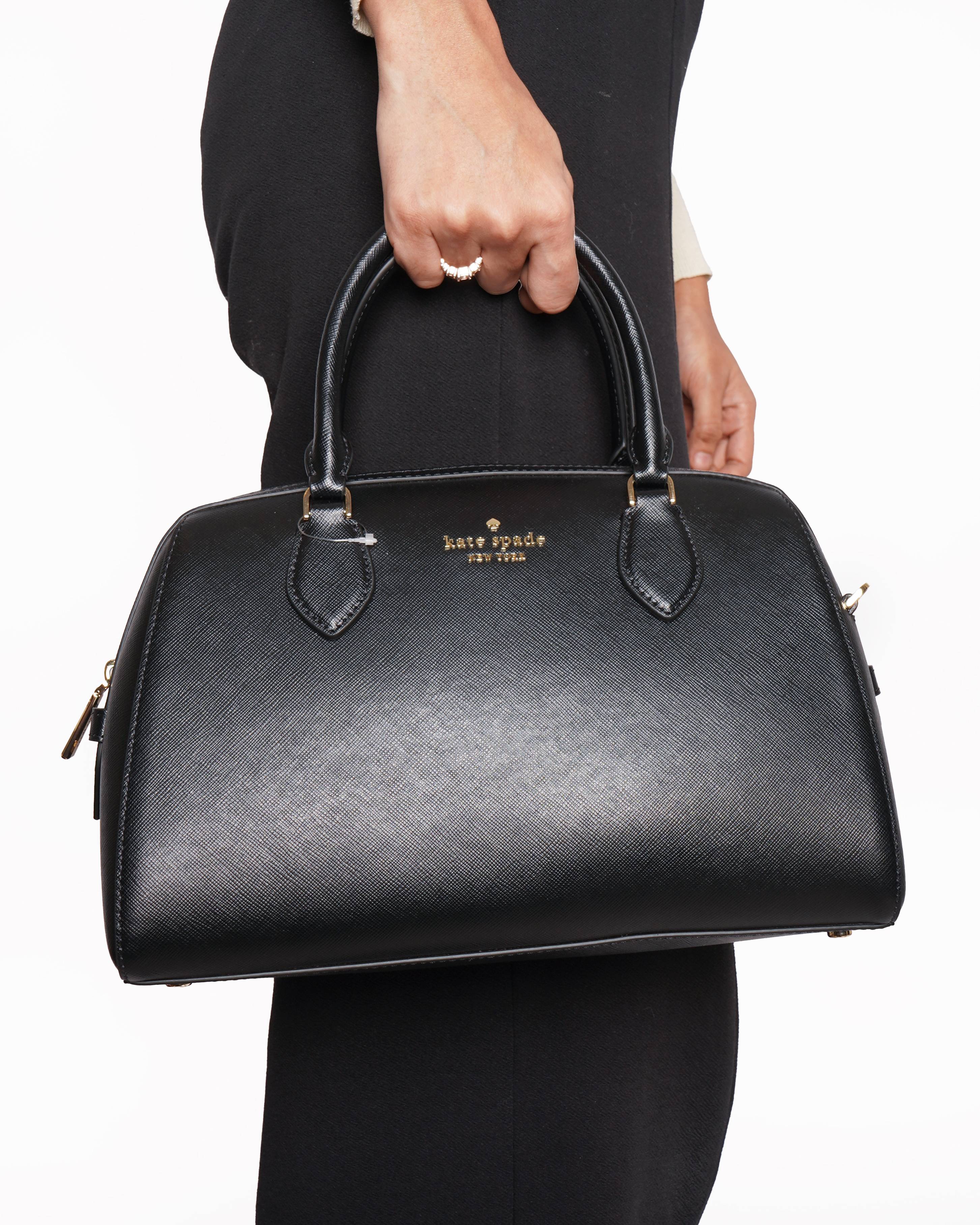 New Kate spade black madison saffiano leather bag