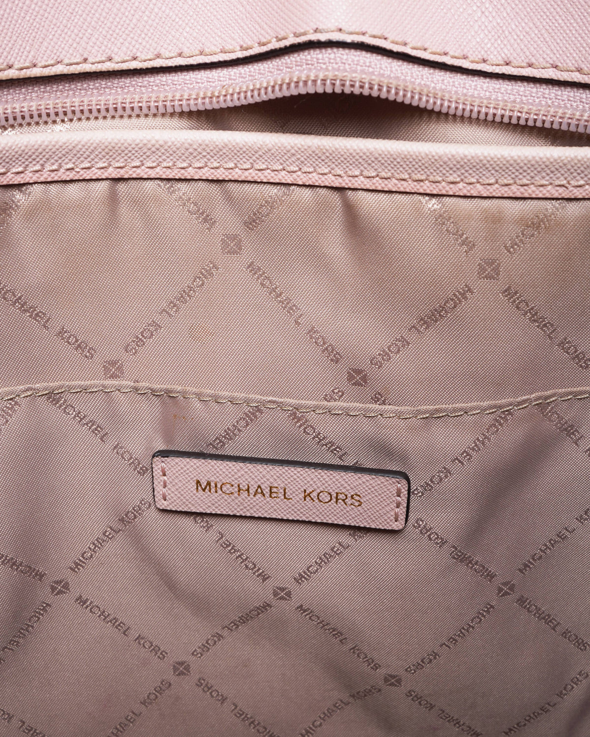Michael Kors pink tote bag
