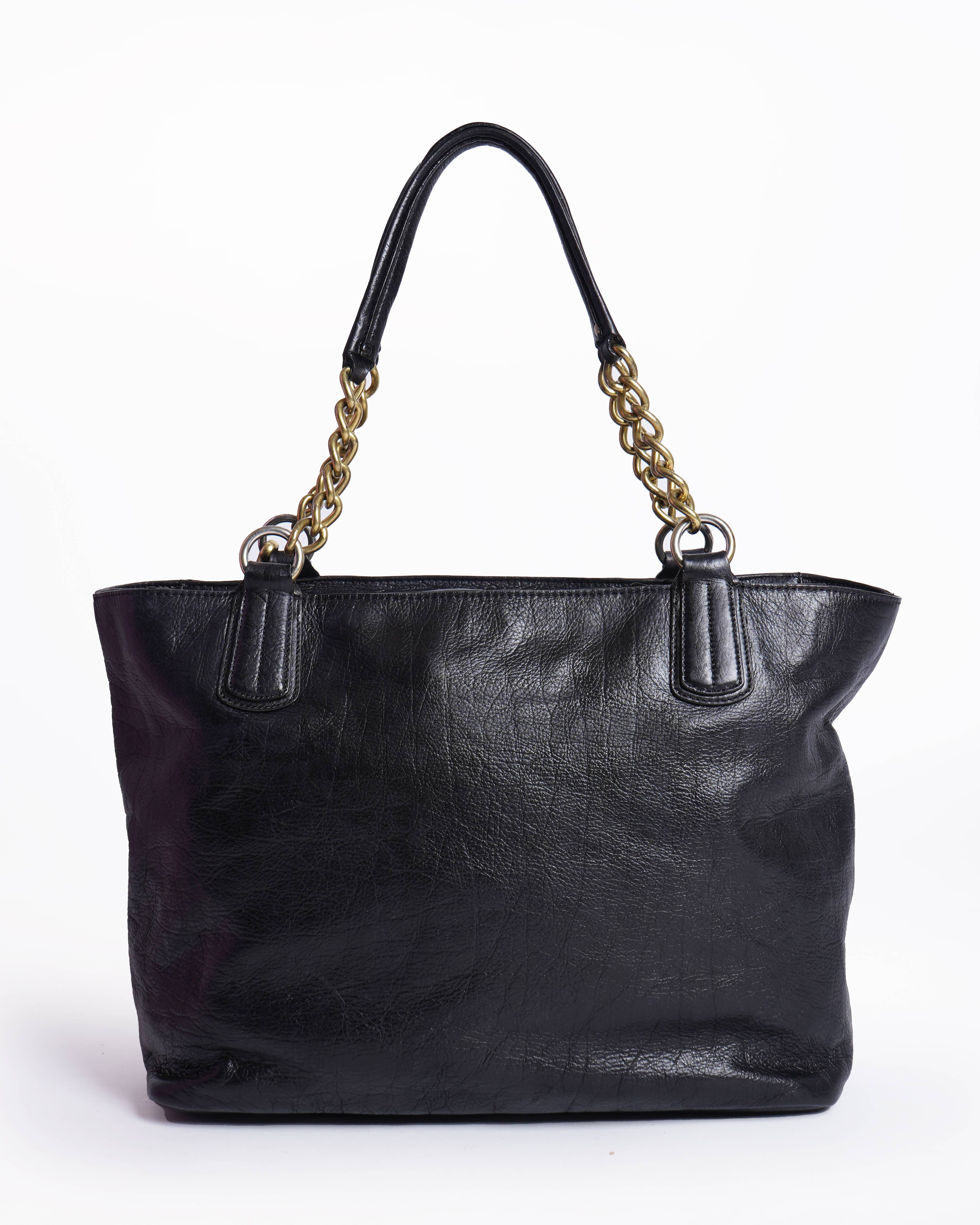 Coach 
Colette Leather Tote Bag