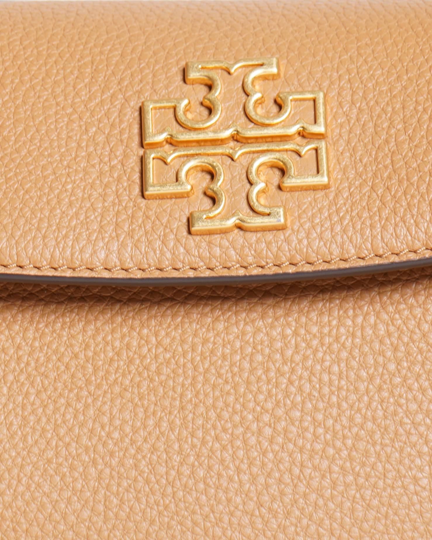 New Tory Burch Britten Pebbled Leather Tote