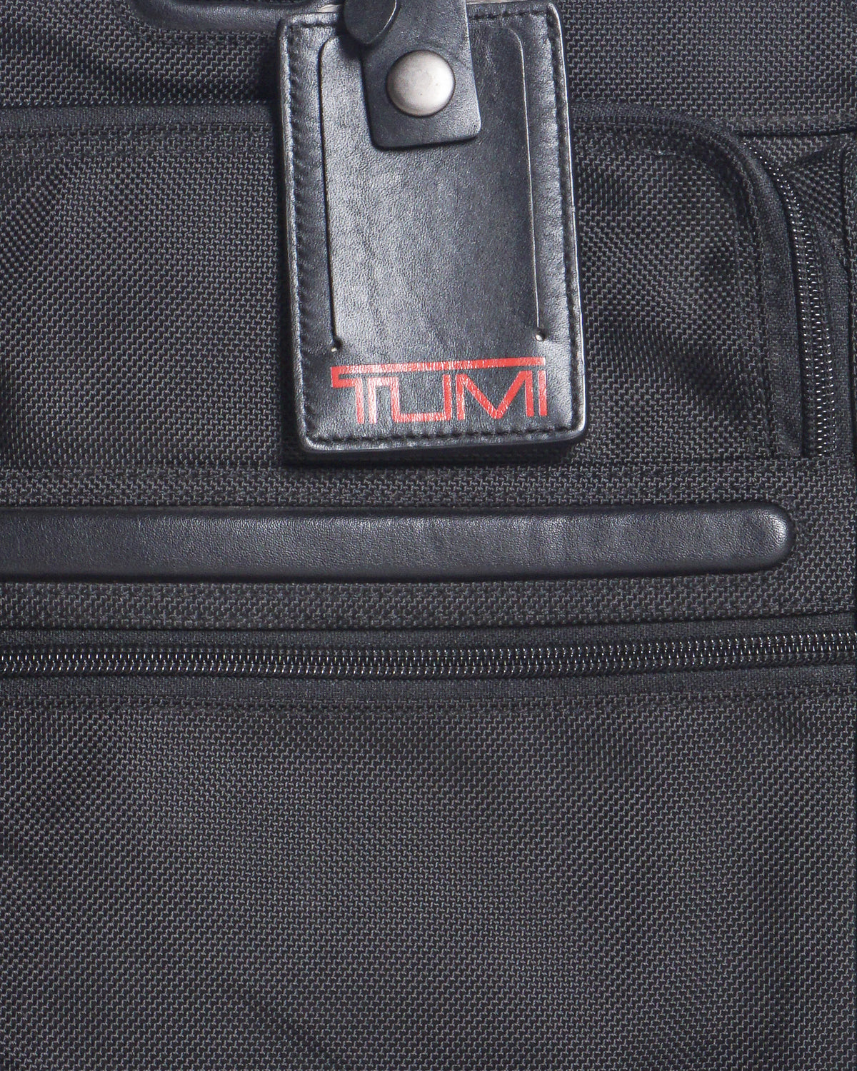 Tumi Alpha Black Ballistic Nylon Portfolio Laptop Briefcase