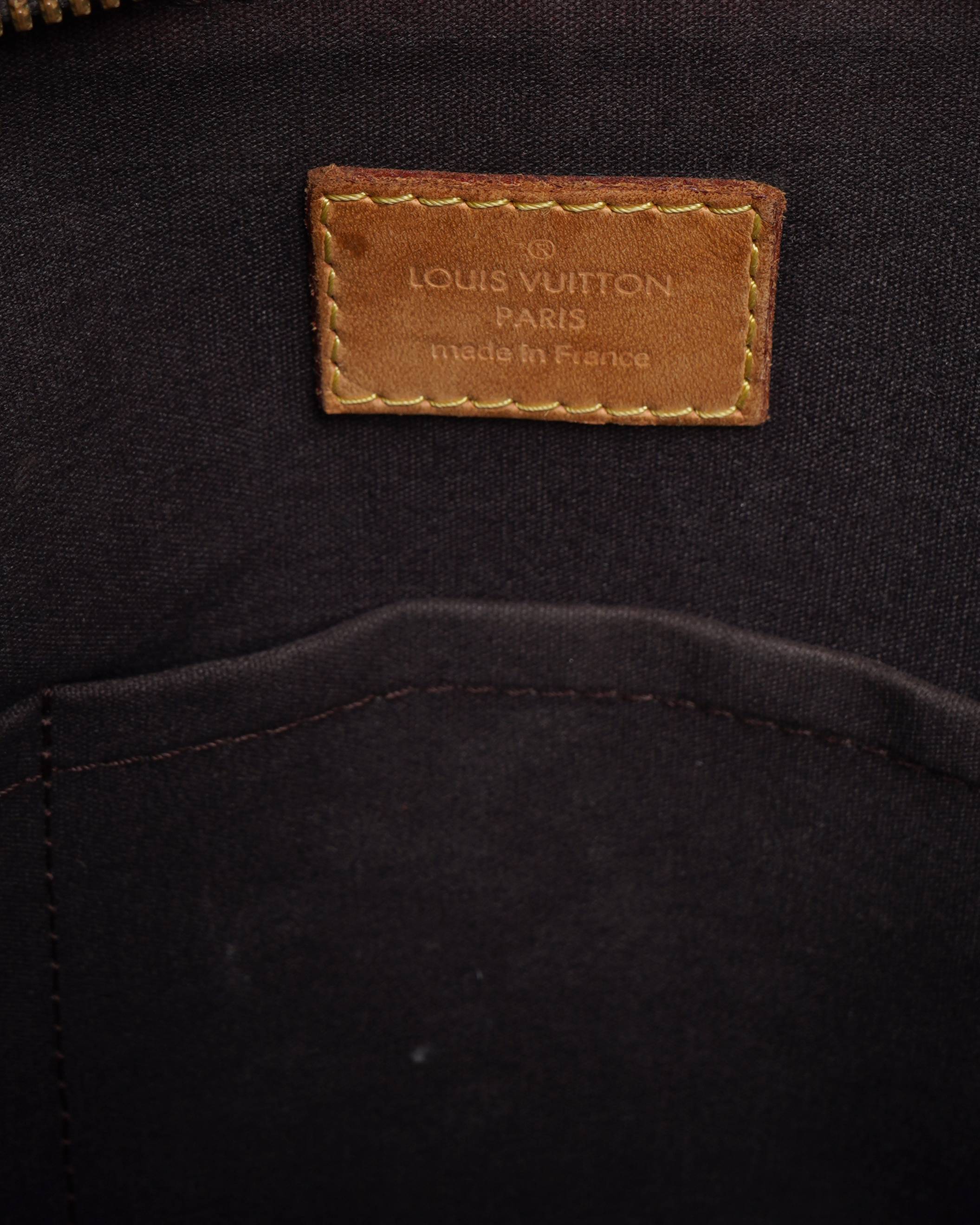 Louis Vuitton GM vernis amarante handbag