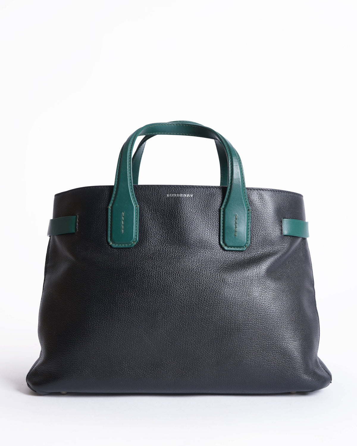 Burberry Leather Banner Tote