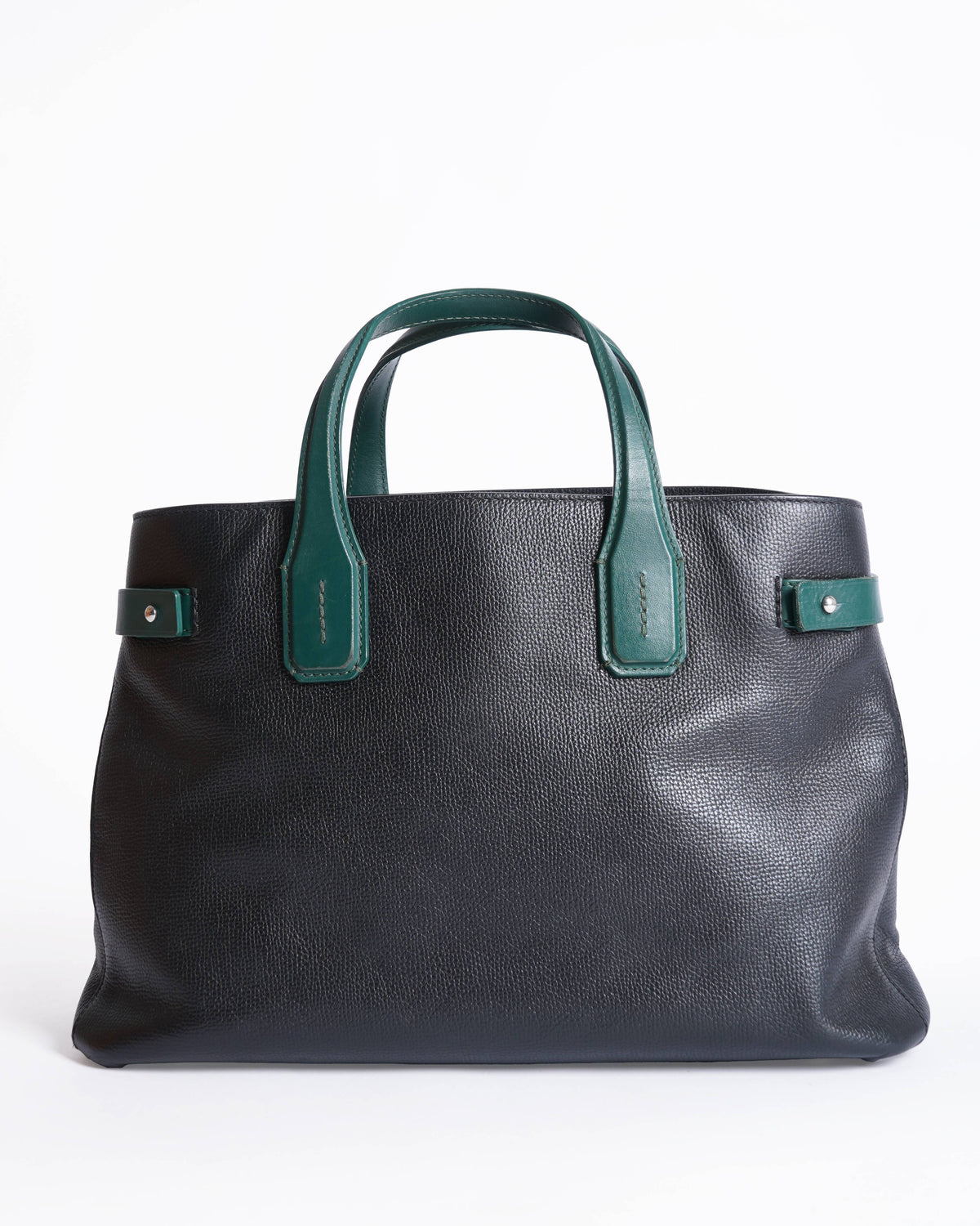 Burberry Leather Banner Tote