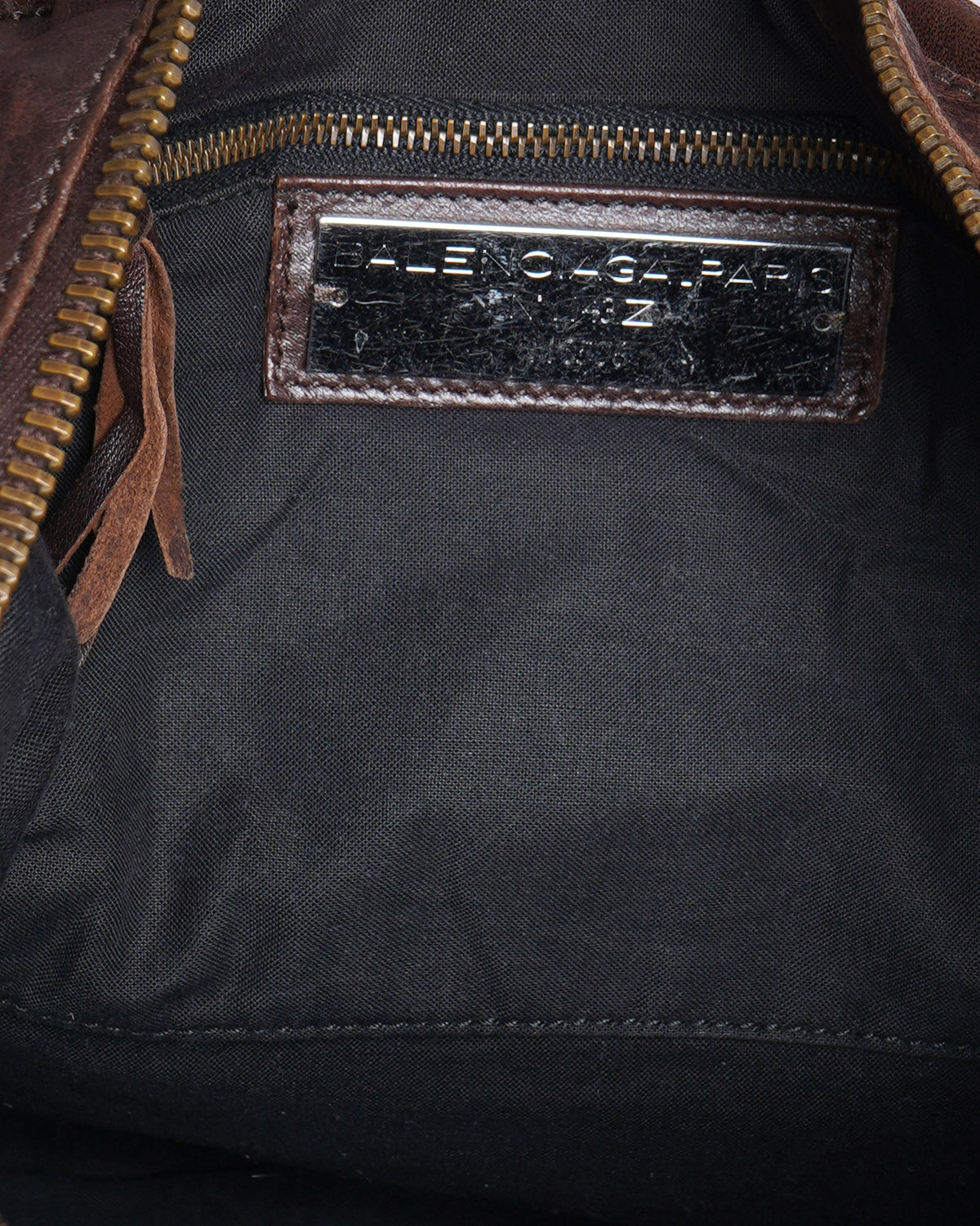 Balenciaga Brown Leather Brogues Voyage Weekender Bag