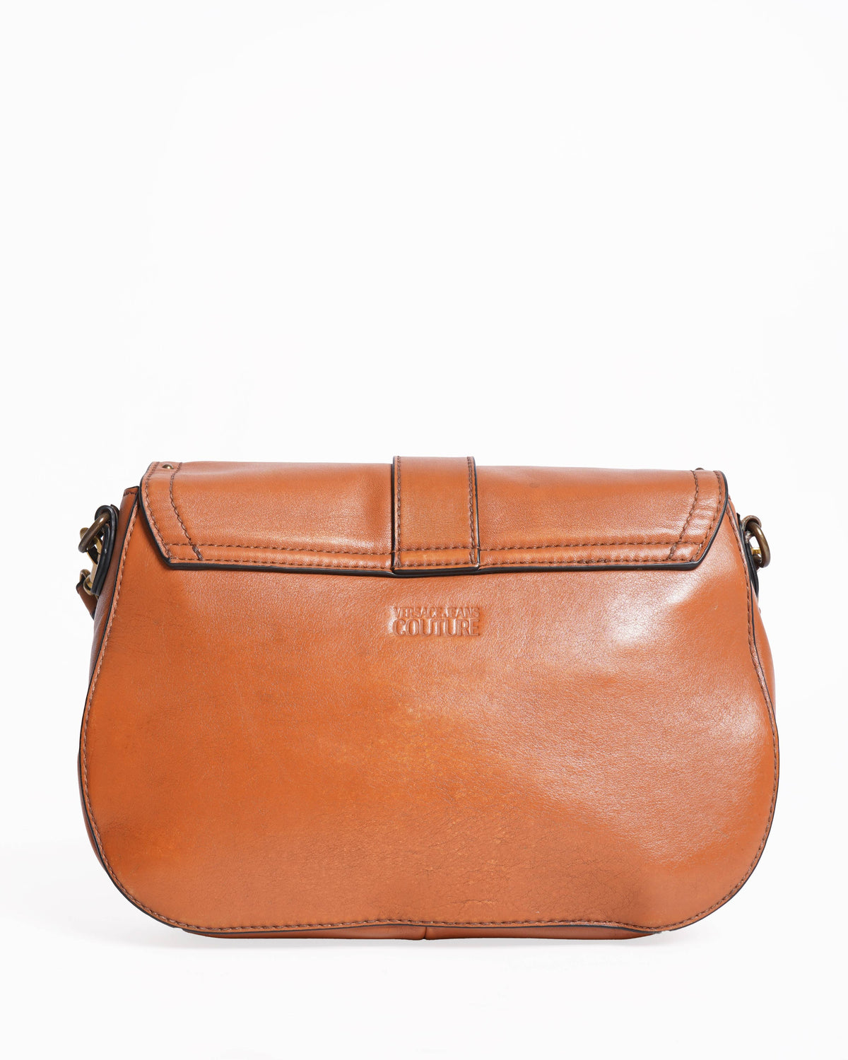 Versace Jeans couture 
Cognac crossbody bag