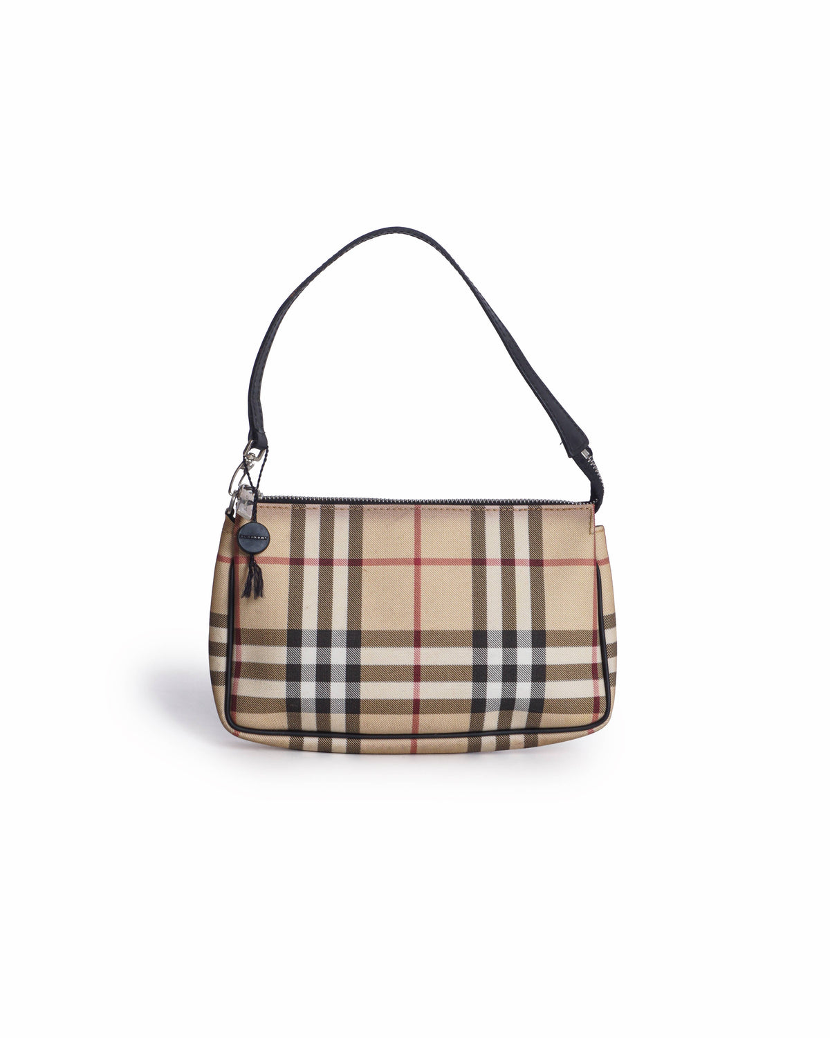 Burberry Vintage Nova Check Canvas Pochette Bag