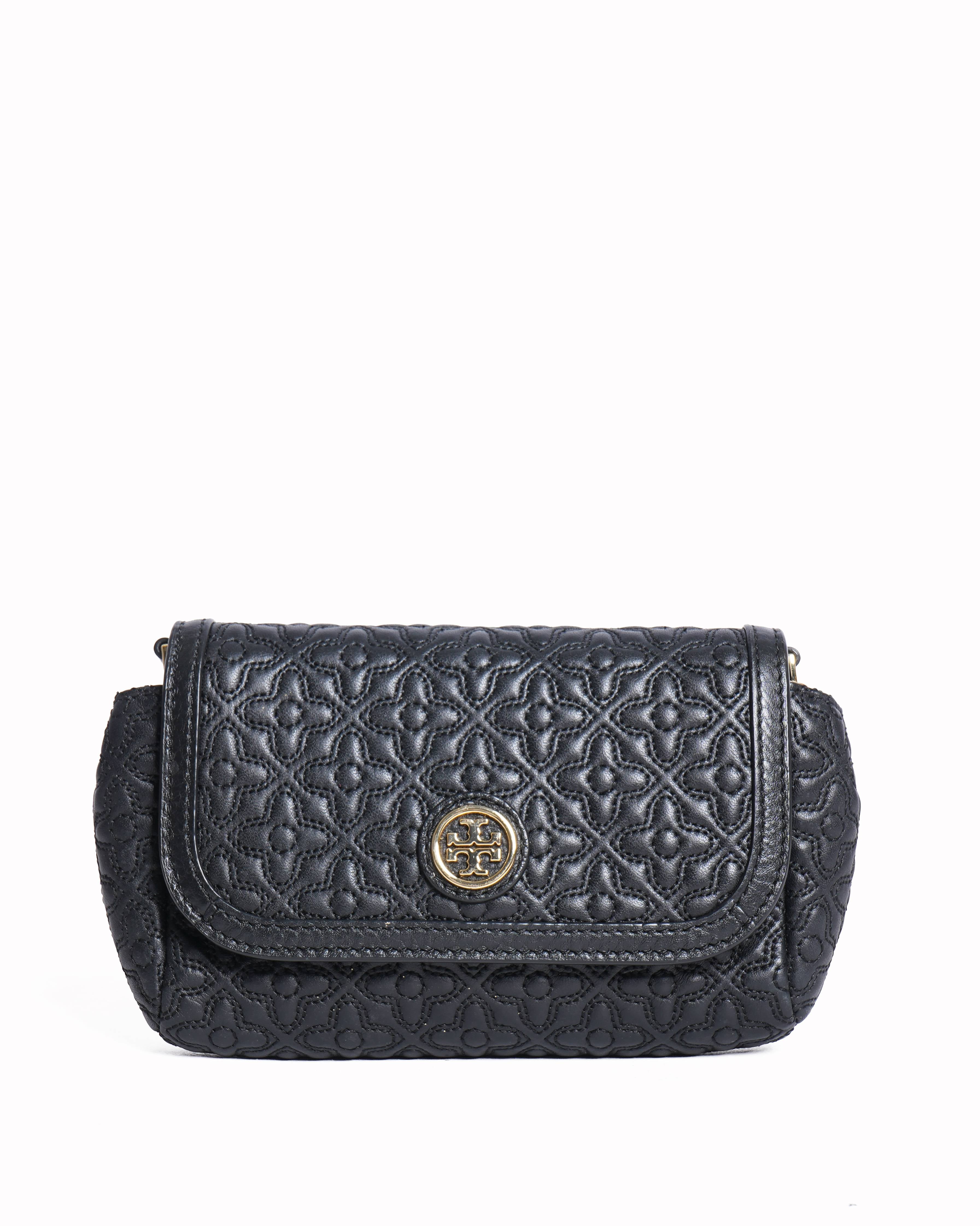 Tory Burch Black Bryant Quilted Mini Crossbody Bags