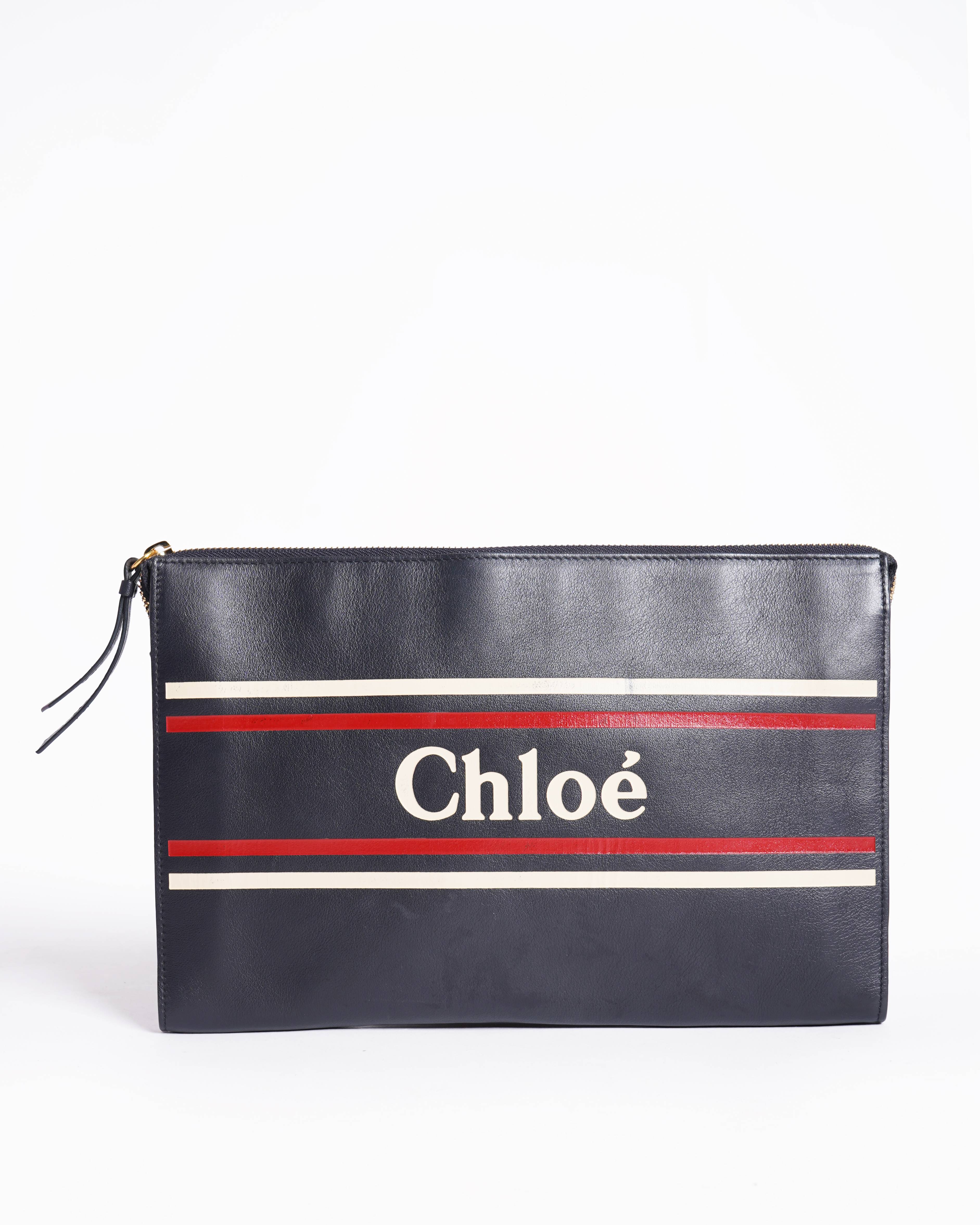 Chloé Leather clutch bag