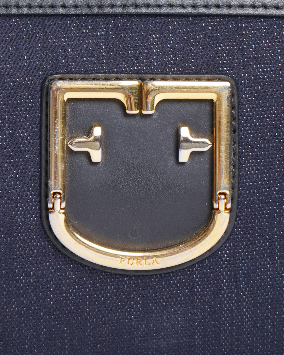 Furla Brava Crossbody Bag In Canvas & Leather