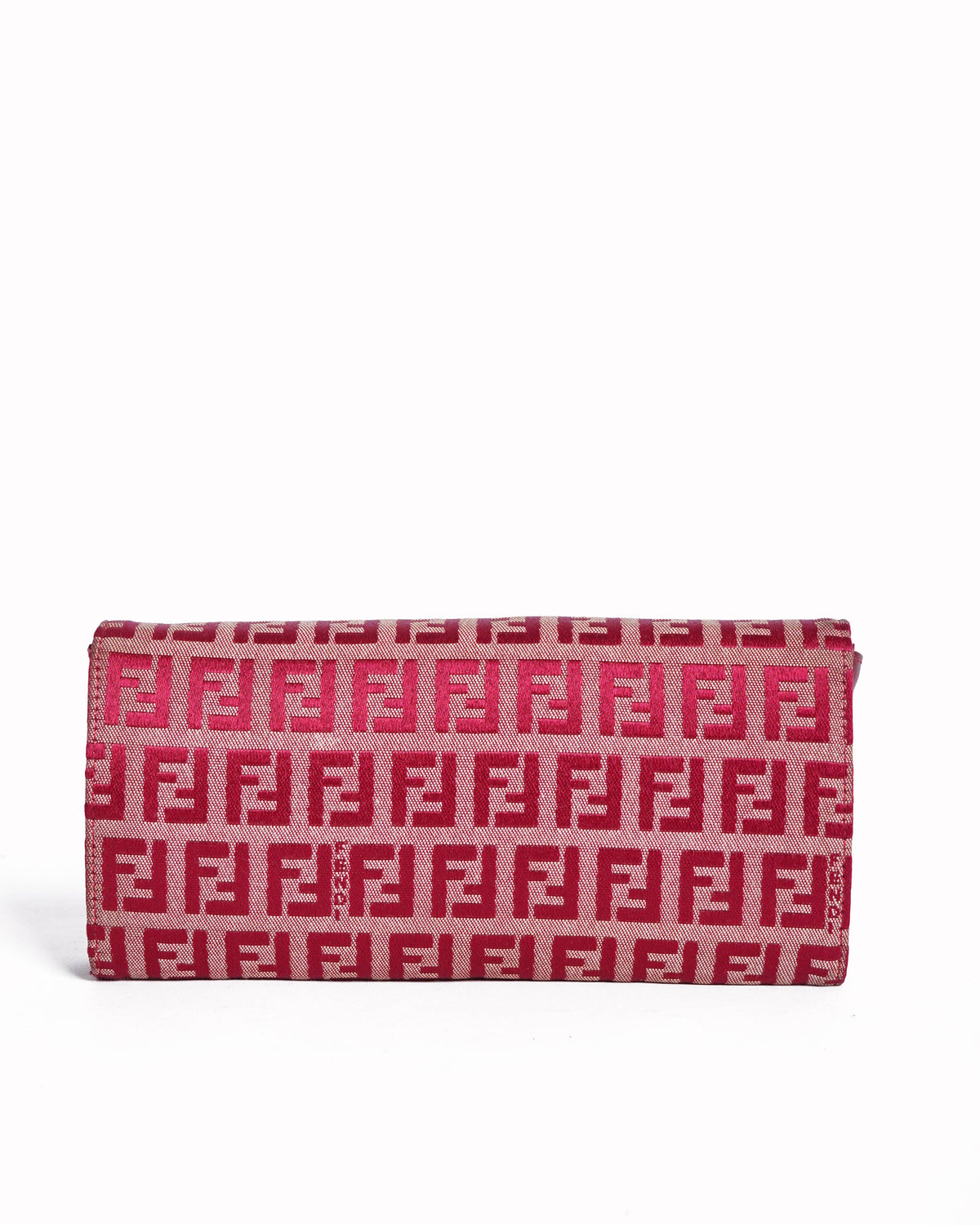 Fendi ff zucca bi fold long wallet