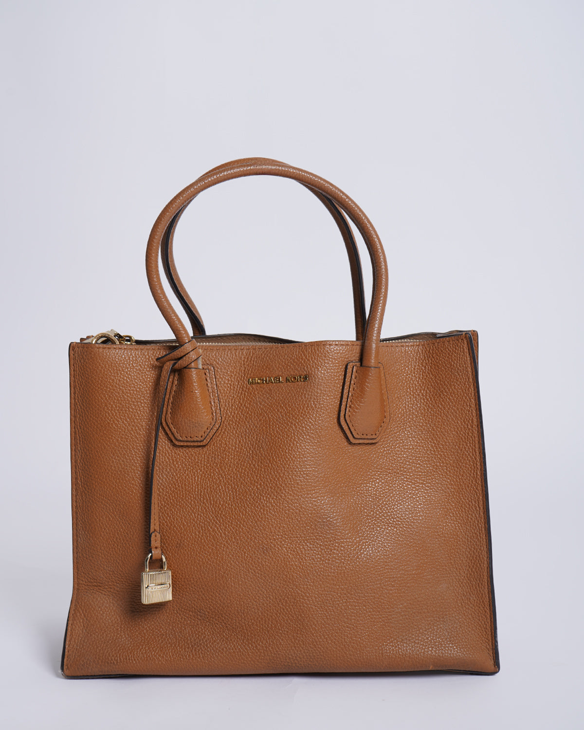 Michael Kors Top Handle Shoulder Bag In Tan