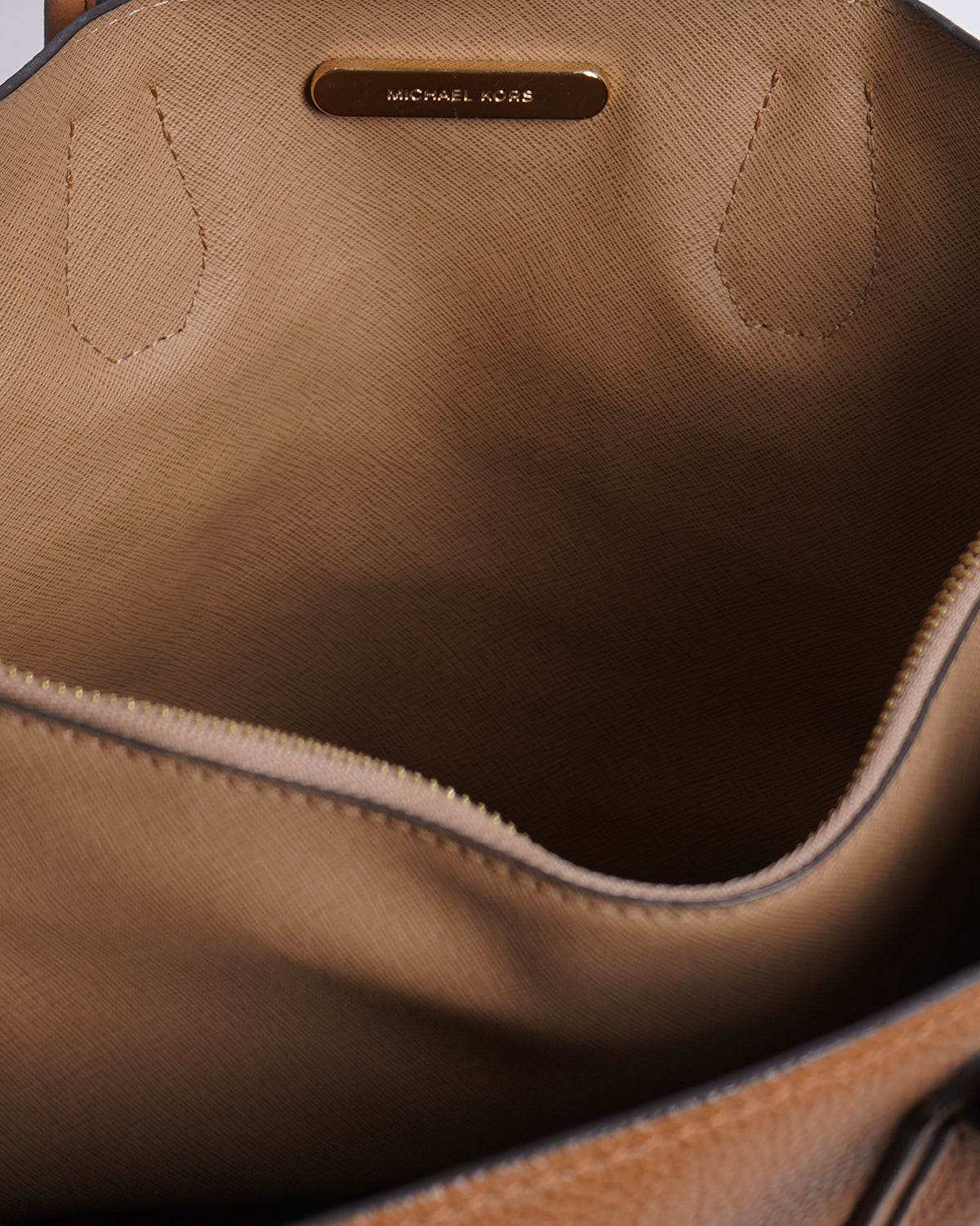 Michael Kors Top Handle Shoulder Bag In Tan