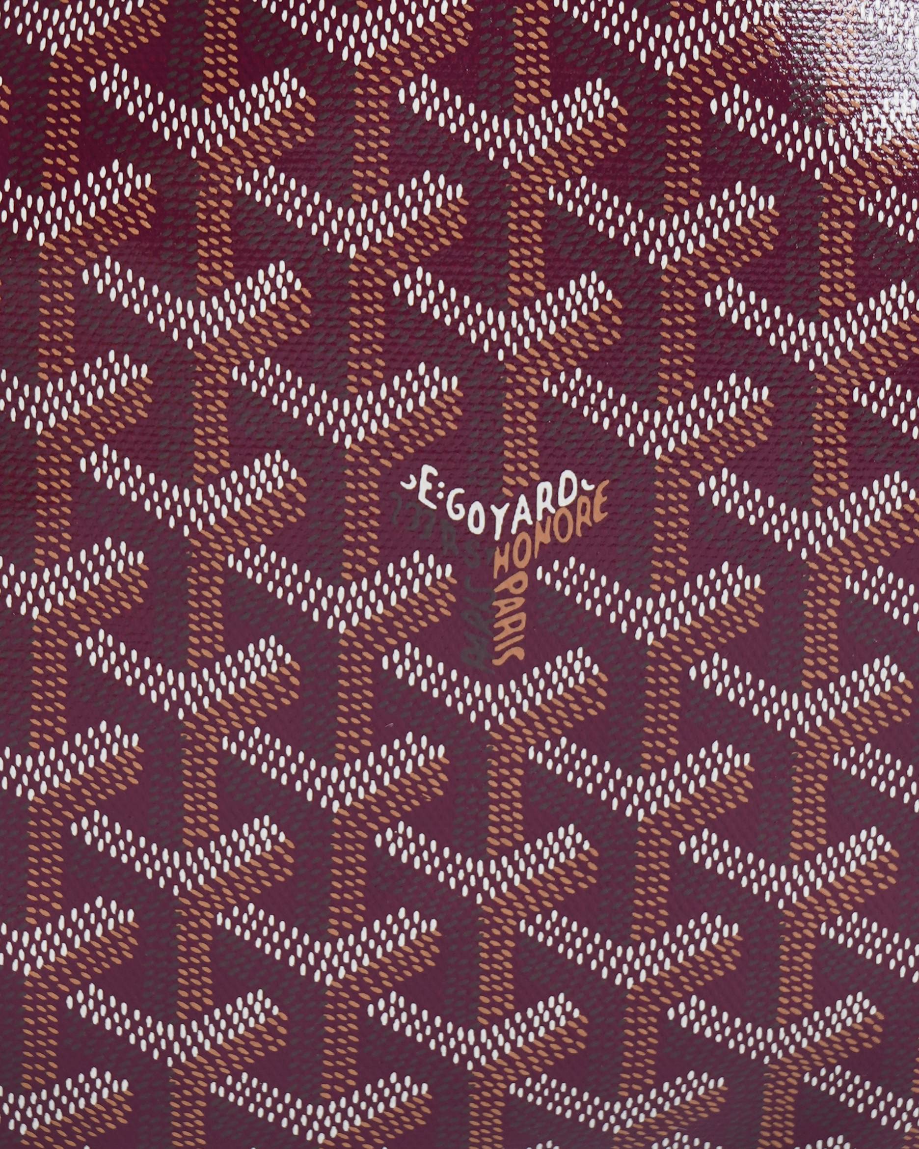 New Goyard Saint Louis PM In Maroon