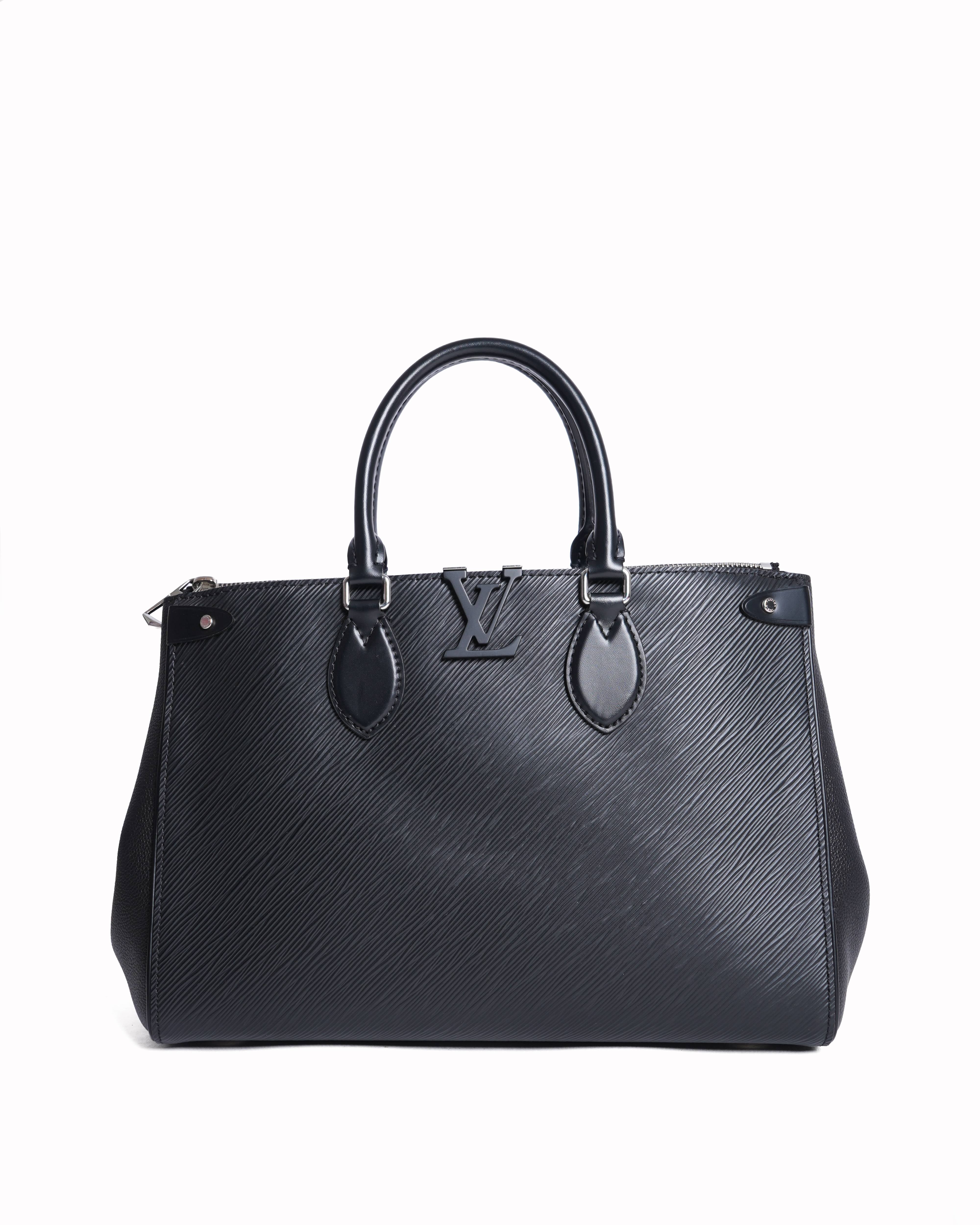 New Louis Vuitton Grenelle Tote Epi Leather Bag In Black