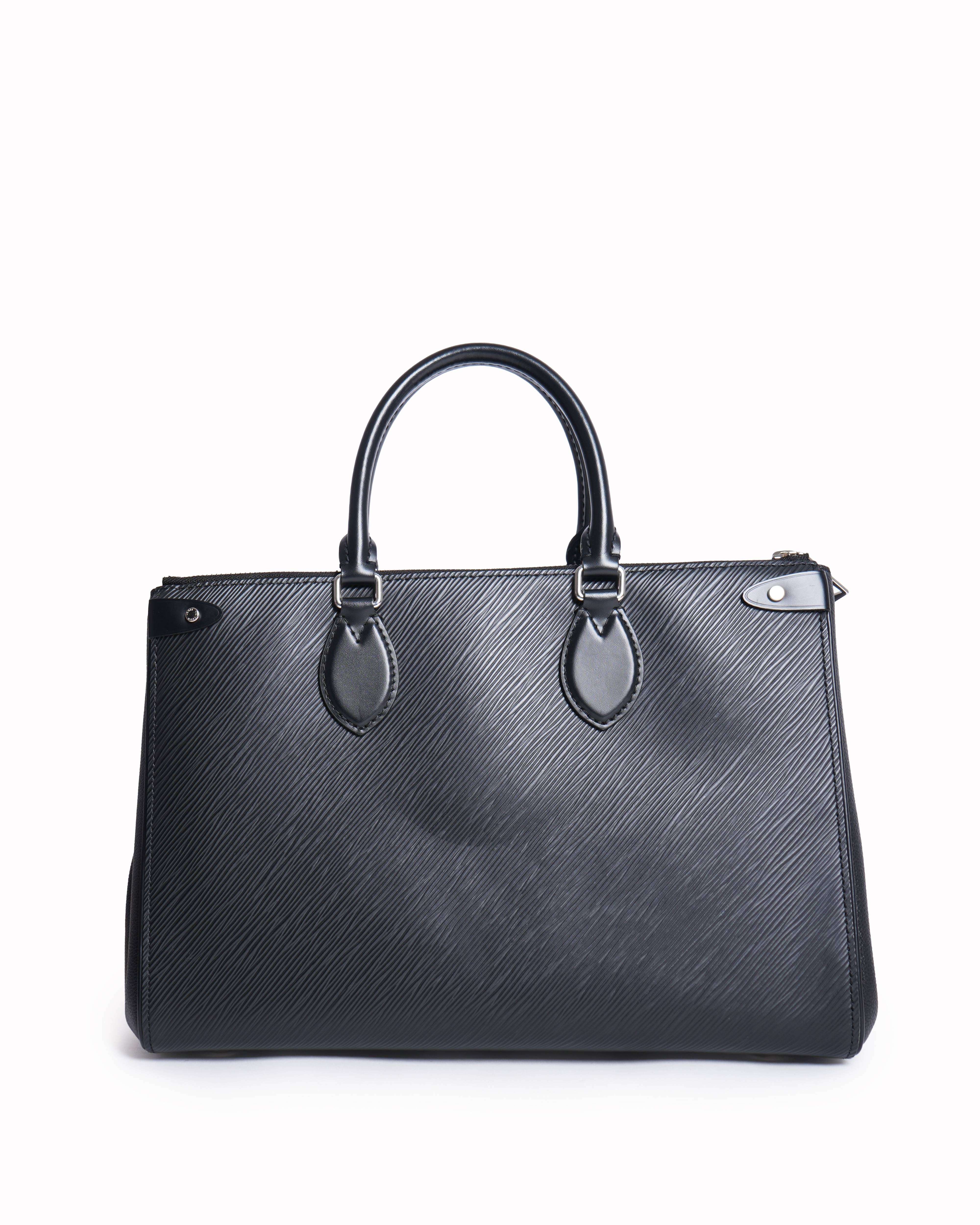 New Louis Vuitton Grenelle Tote Epi Leather Bag In Black
