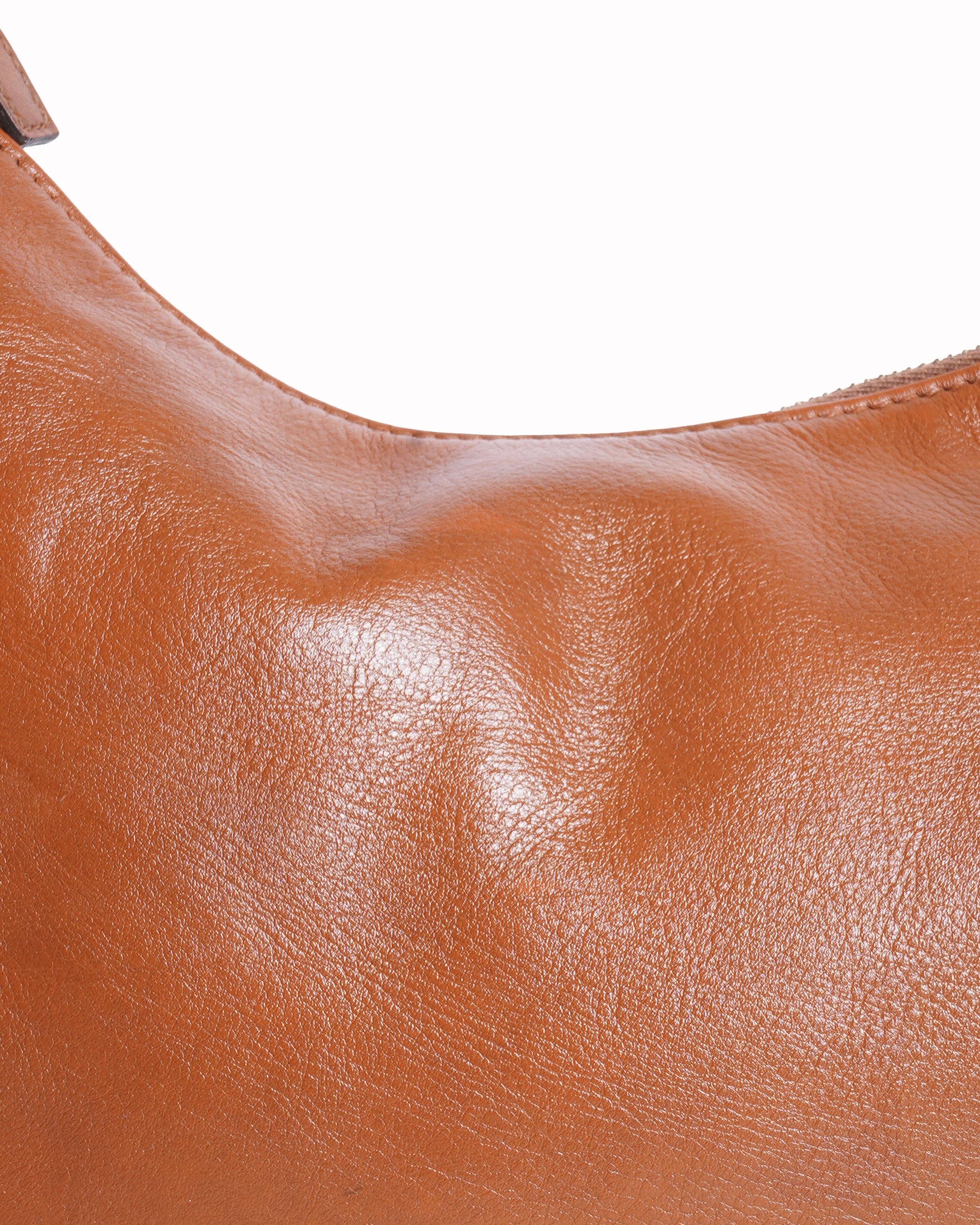 Gucci brown leather shoulder bag