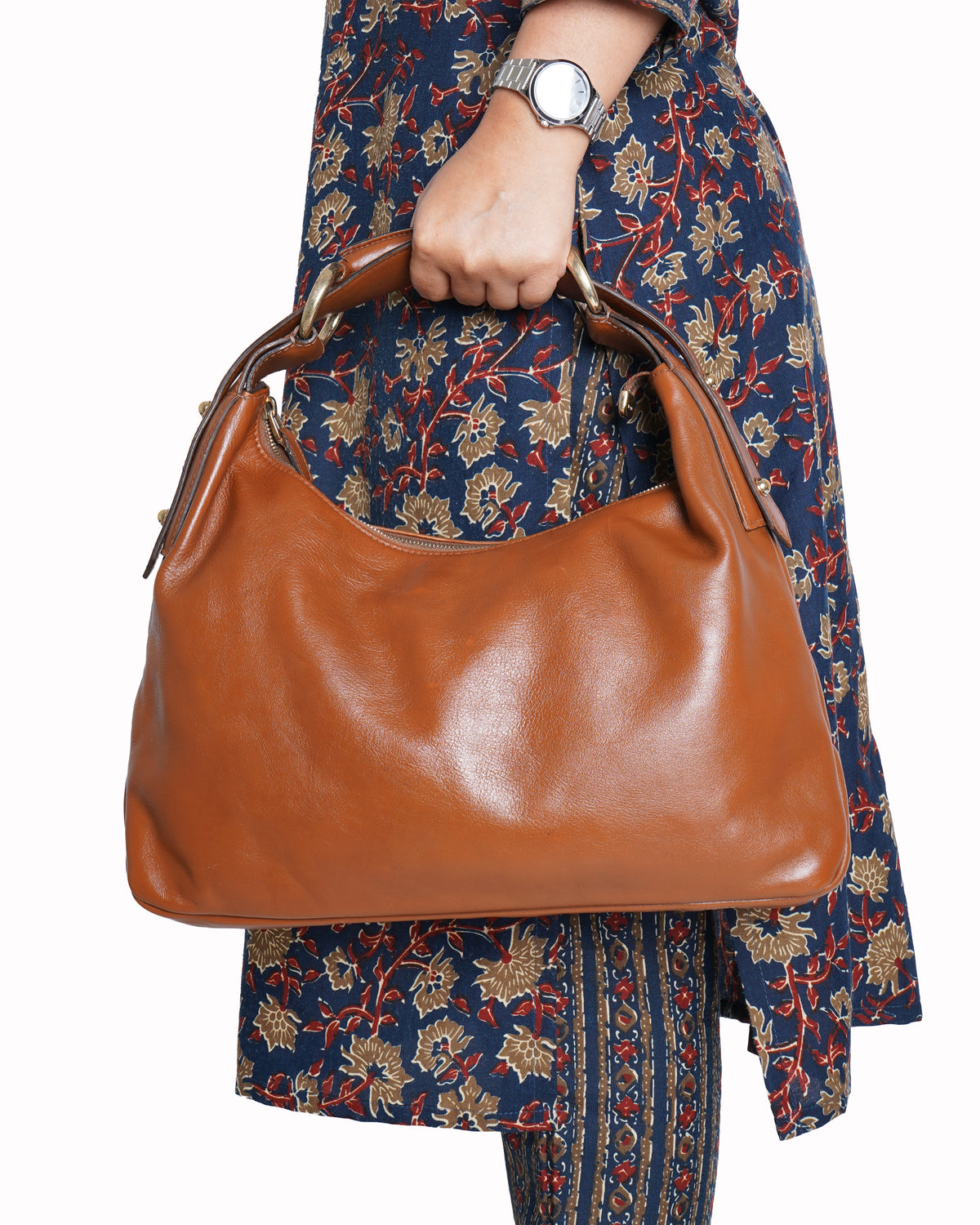 Gucci brown leather shoulder bag