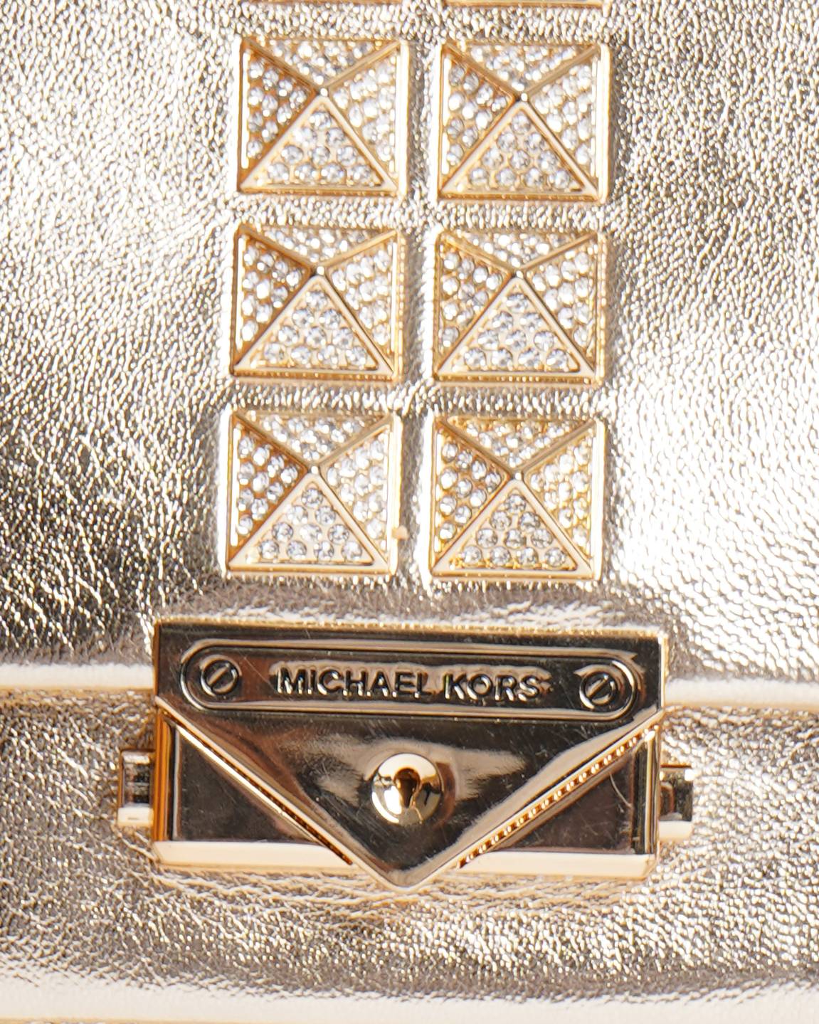 Michael kors cece medium studded metallic shoulder bag