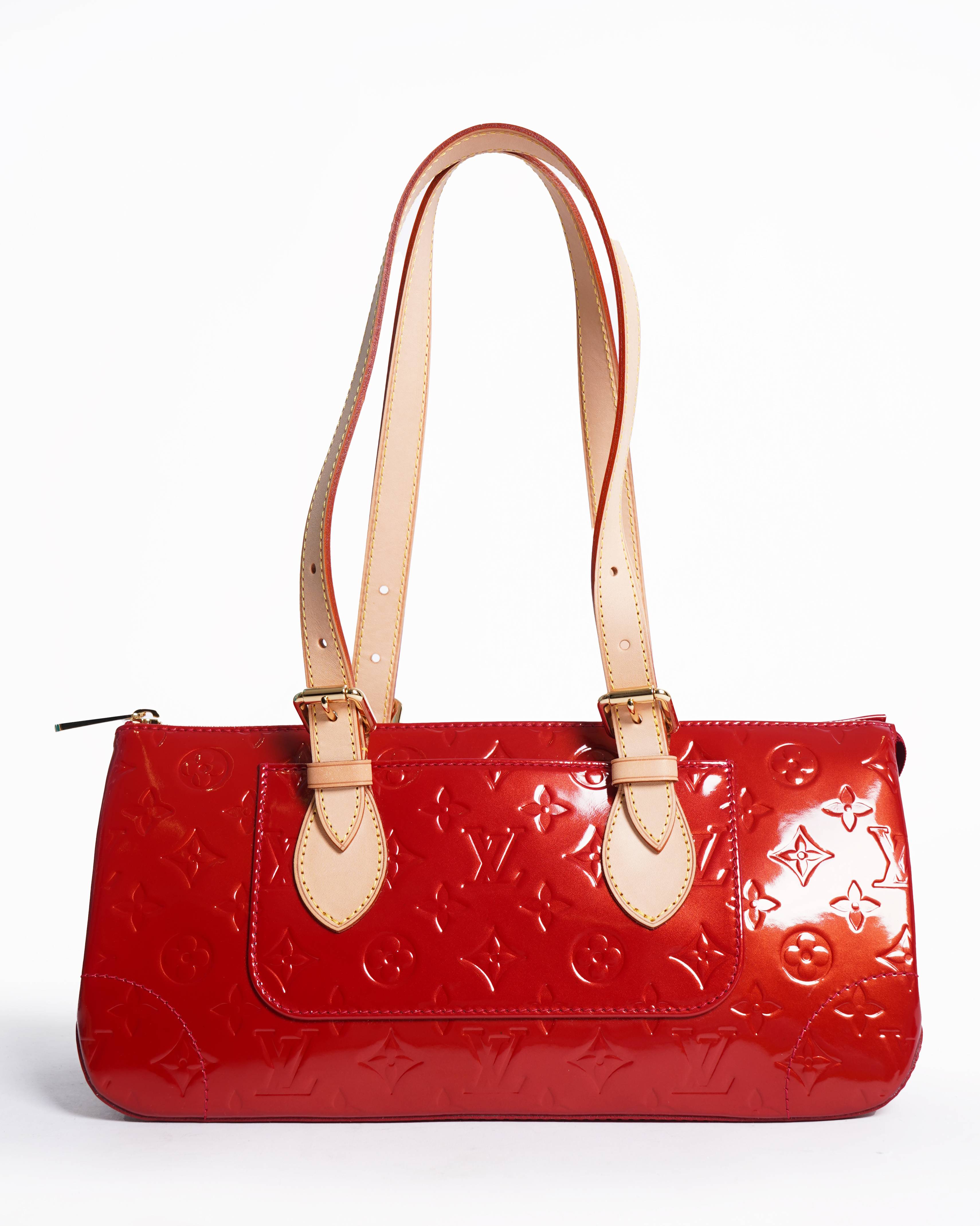 Louis Vuitton Pomme D'Amour Monogram Vernis Rosewood Avenue Bag