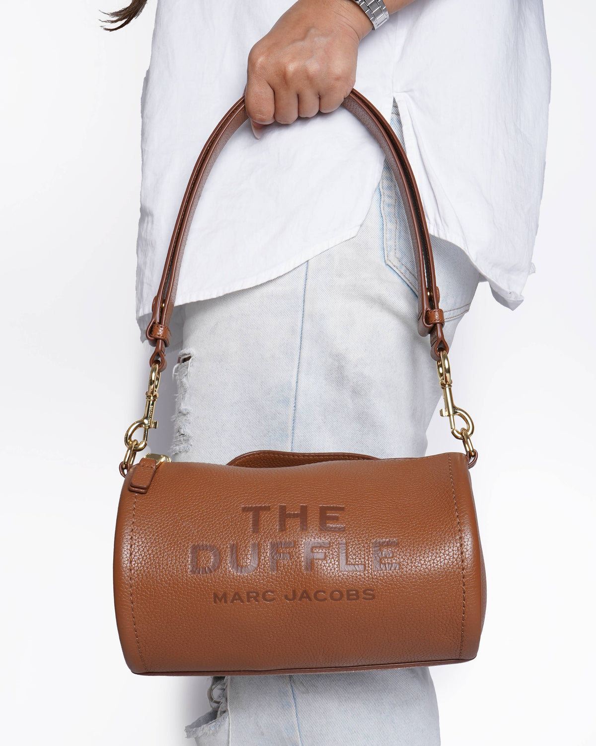 New Marc Jacobs The Duffle Bag In Brown