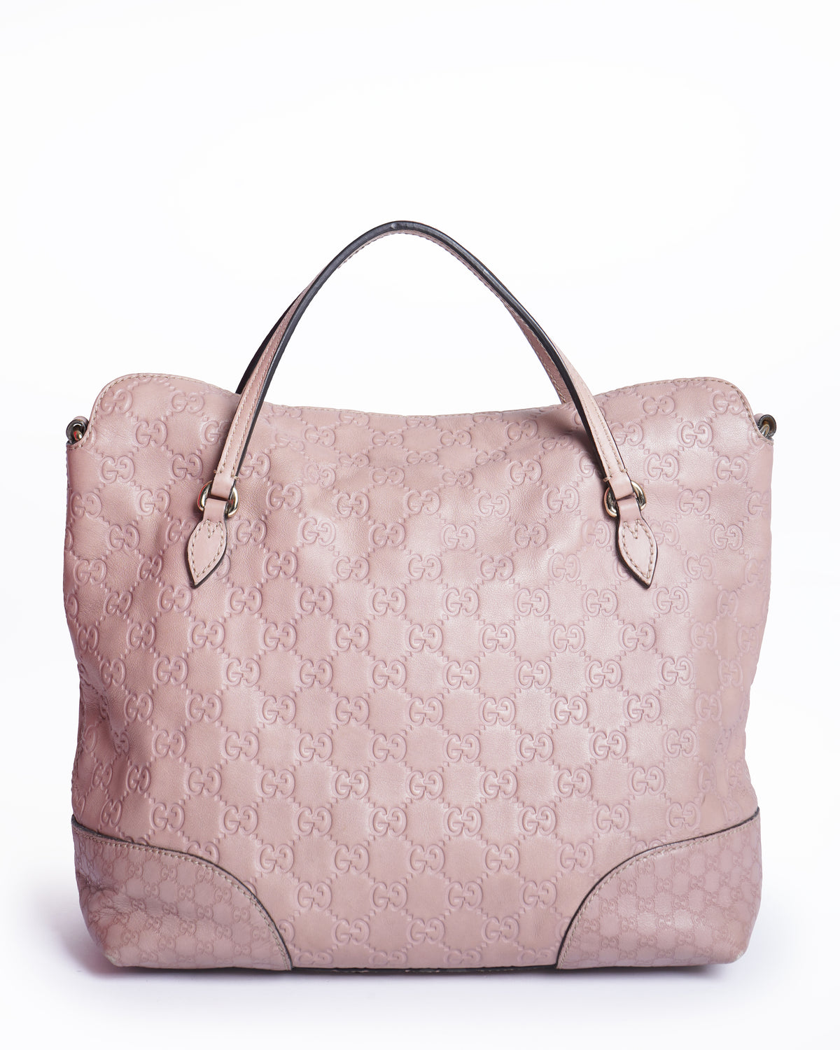 Gucci guccissima bree foldover medium tote bag