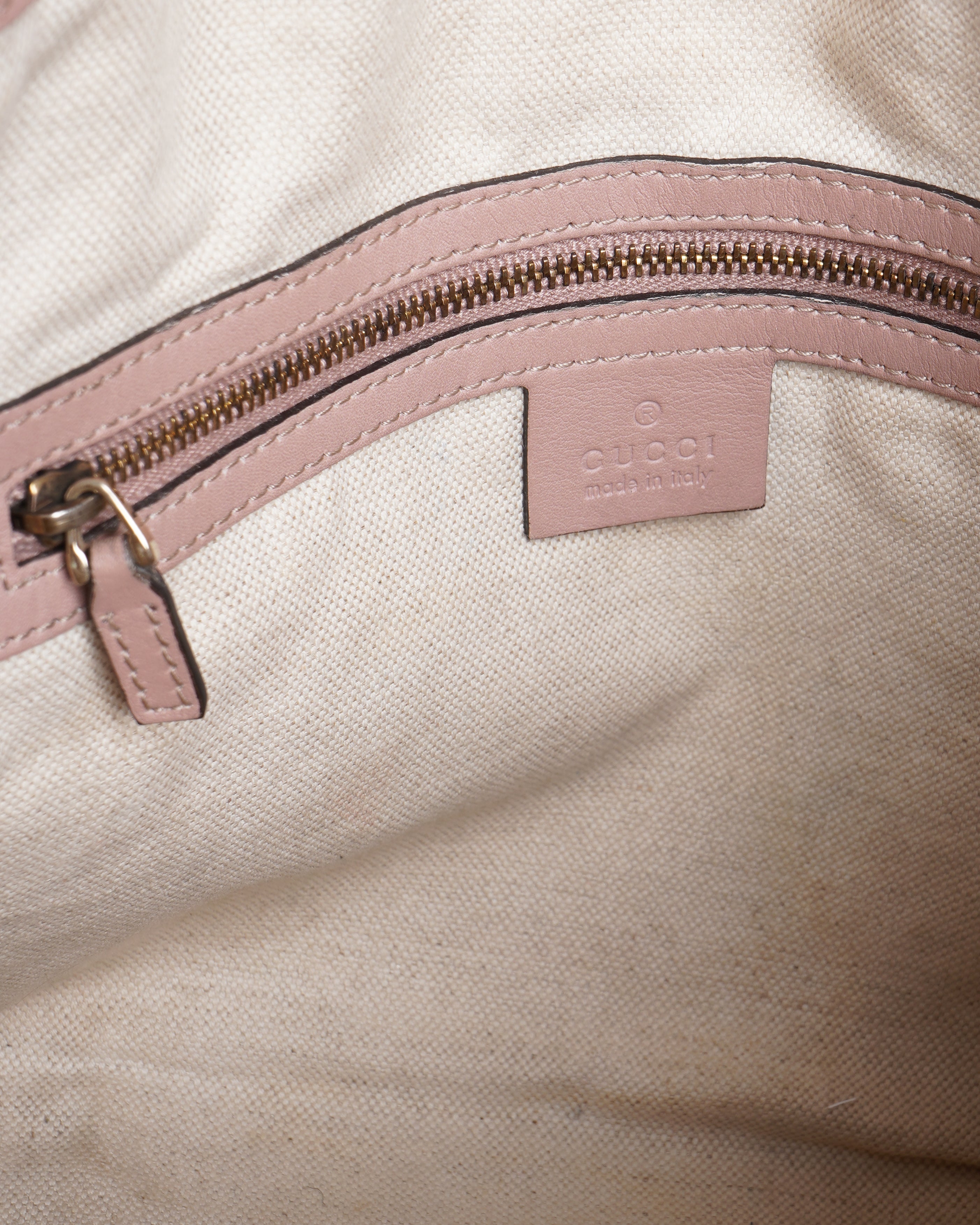 Gucci guccissima bree foldover medium tote bag