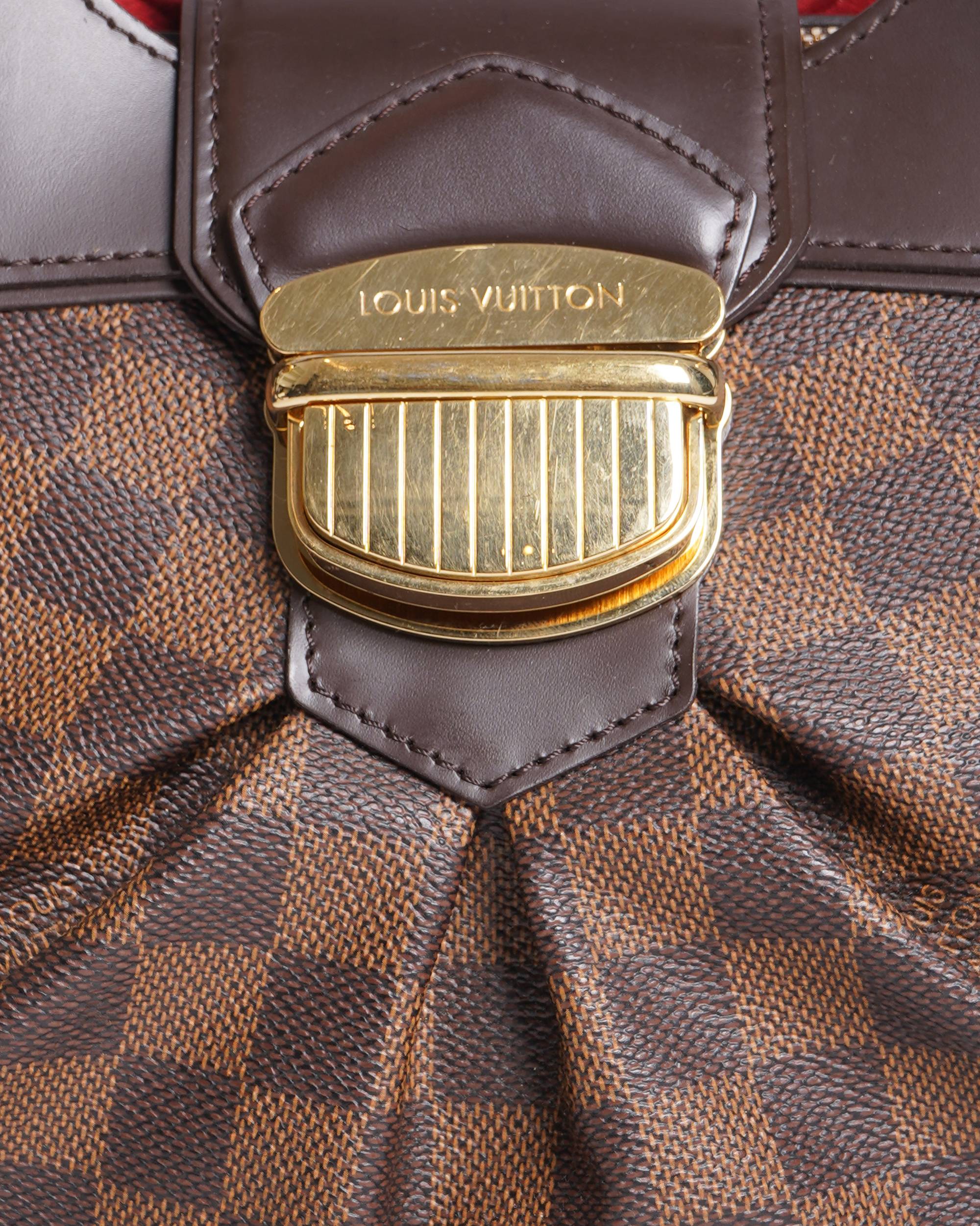 Louis Vuitton Damier Ebene Canvas Sistina HandBag