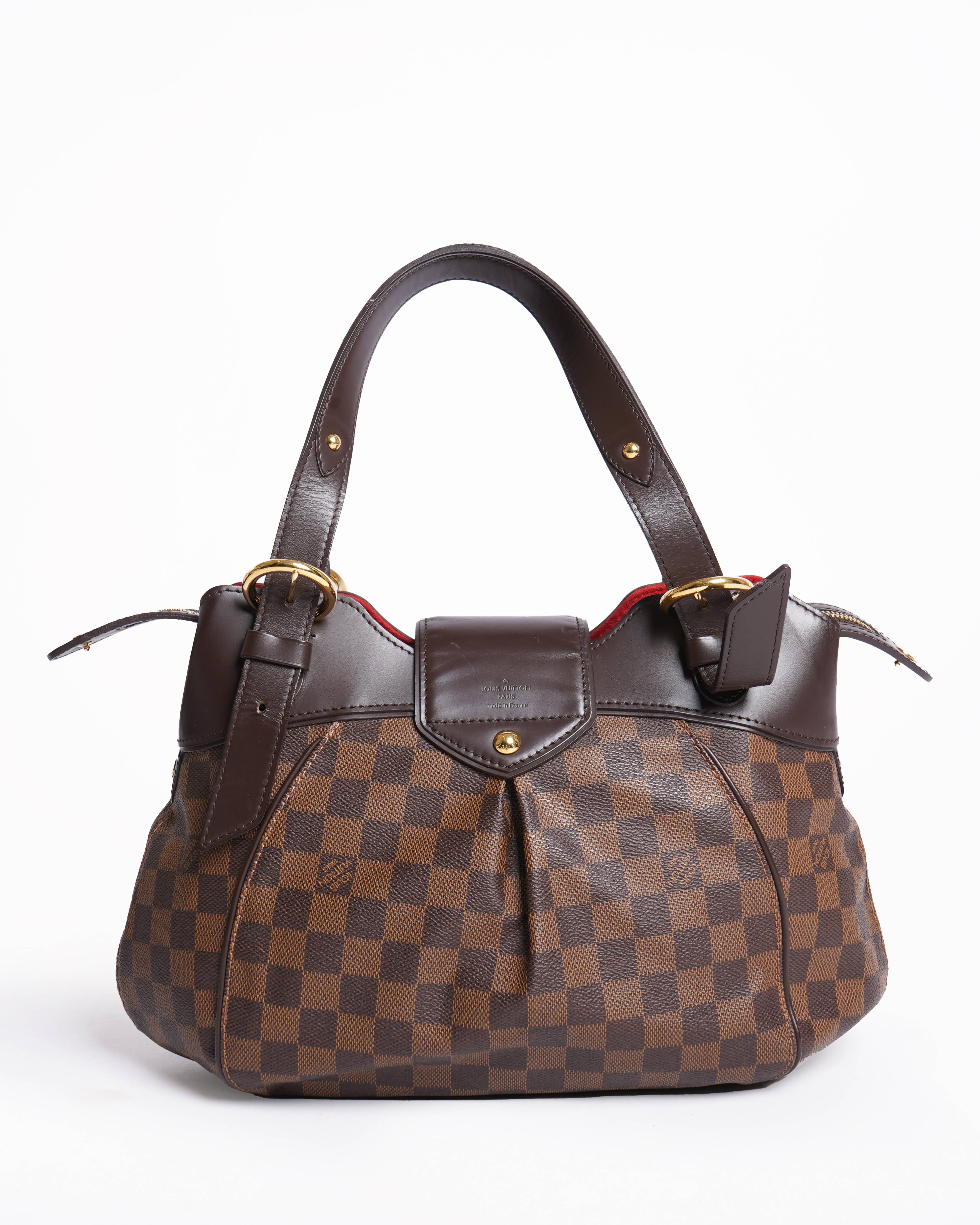 Louis Vuitton Damier Ebene Canvas Sistina HandBag