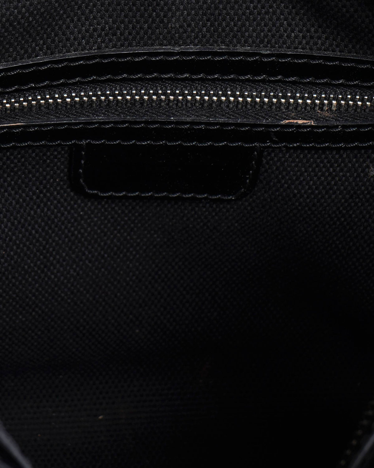 Christian dior boston bag in black monogram patent leather