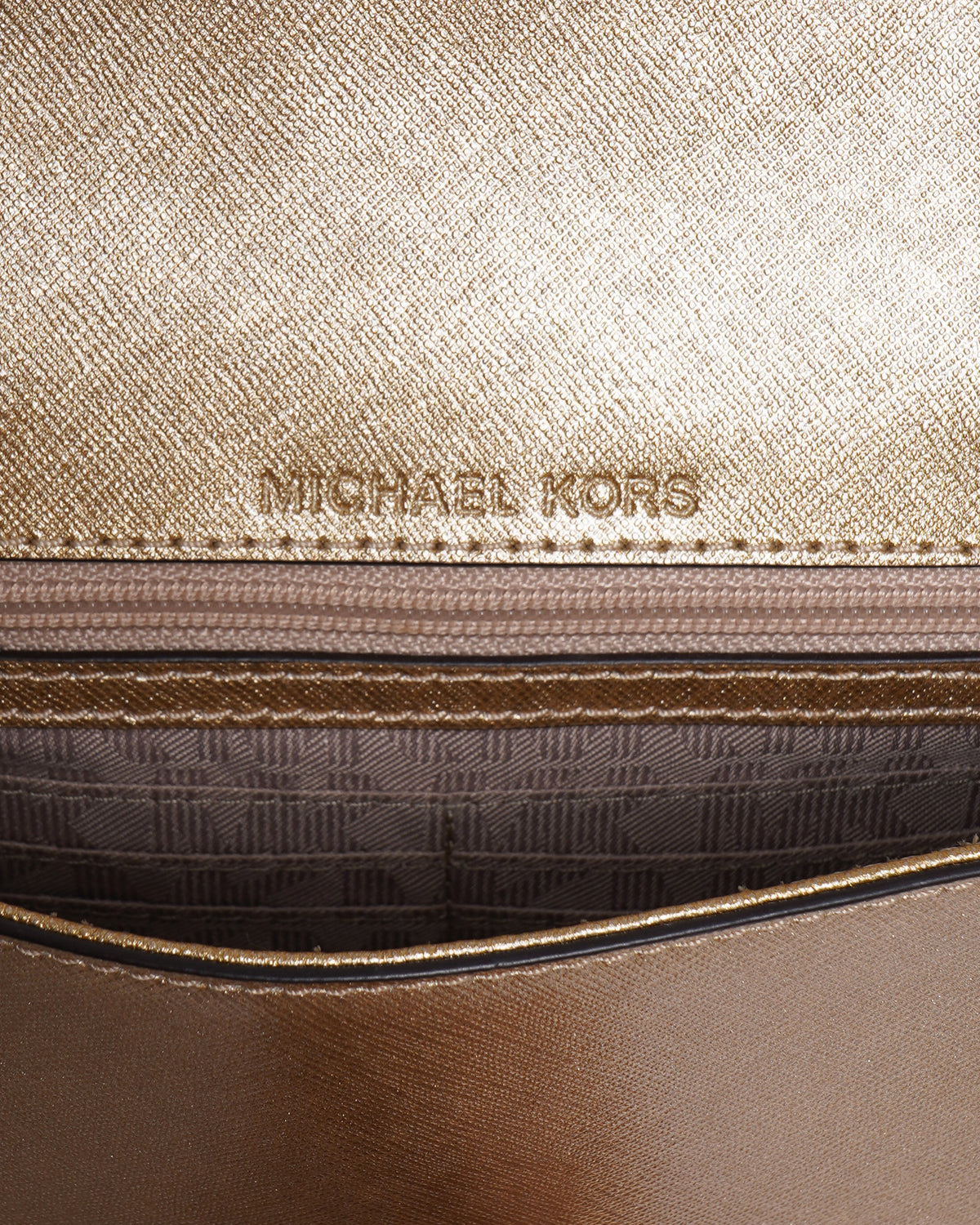 Michael kors shoulder bag in gold