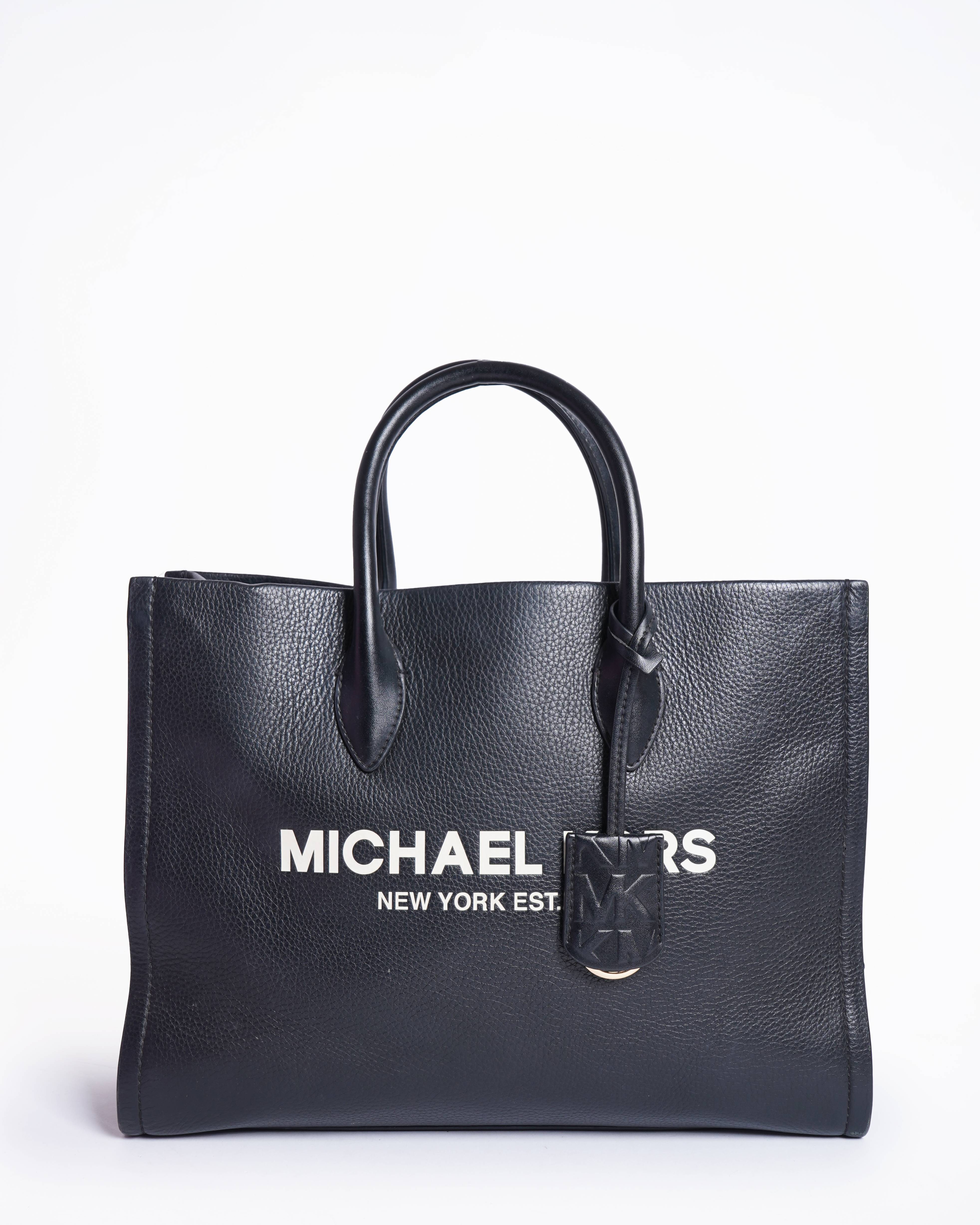 Michael Kors Mirella Medium Pebbled Leather Tote Bag