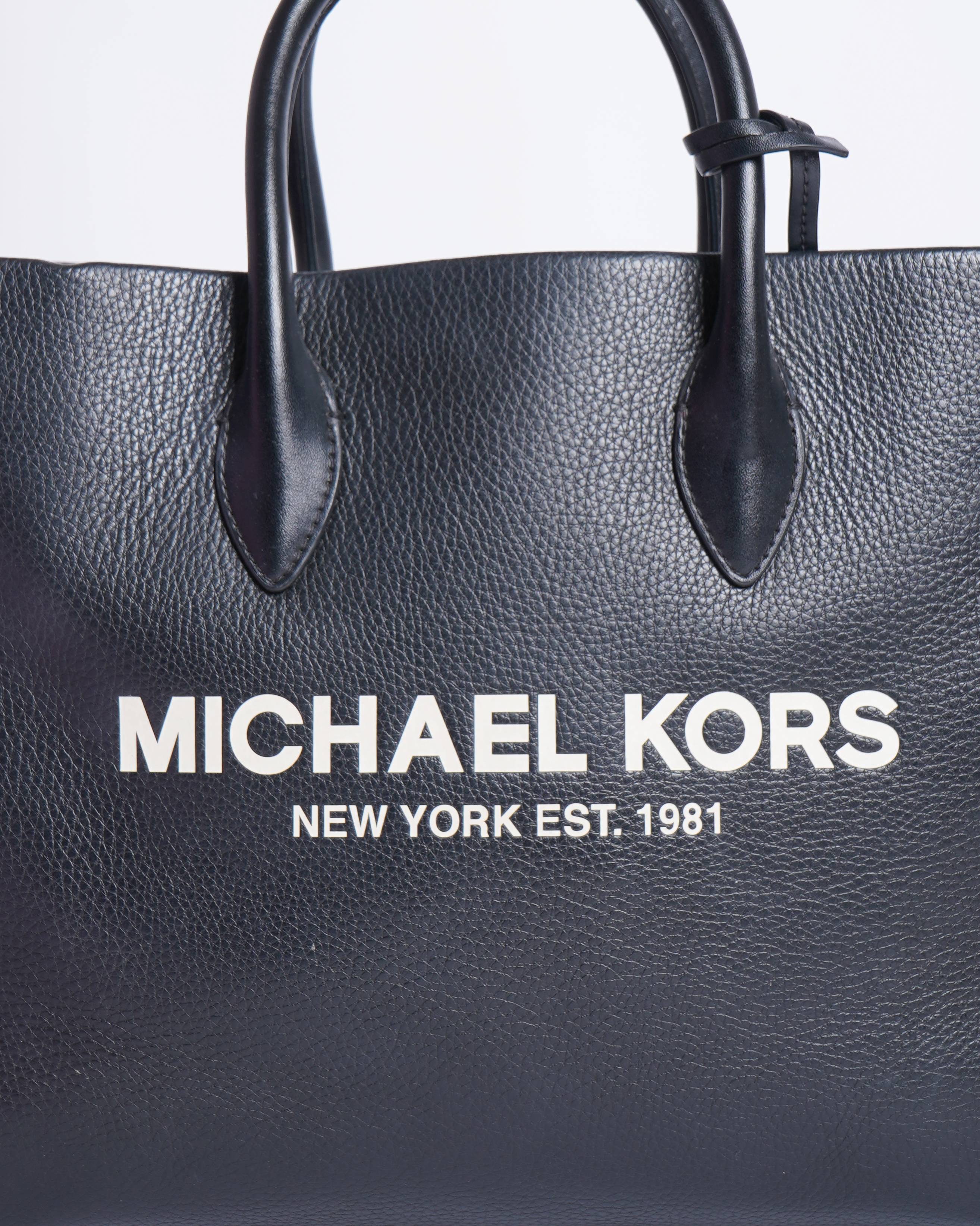 Michael Kors Mirella Medium Pebbled Leather Tote Bag