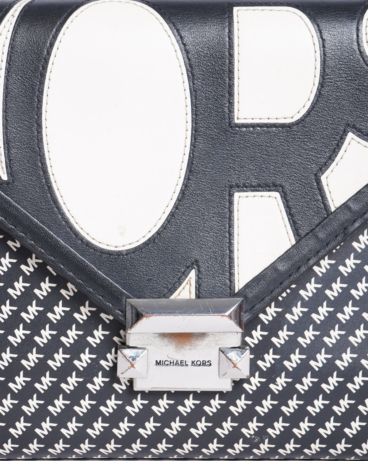 Michael Kors Whitney Large Graphic Logo Convertible Shoulder Bag